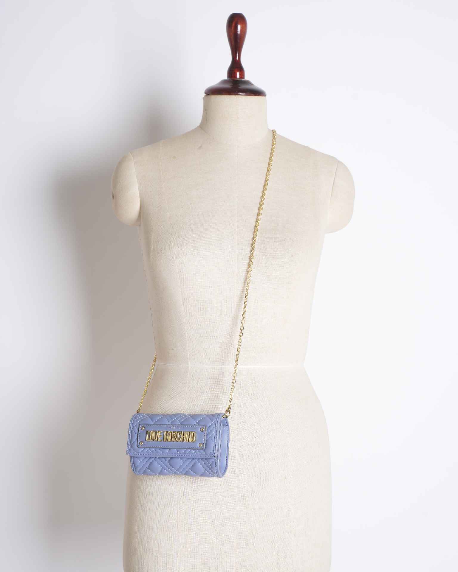 Love Moschino Blue crossbody