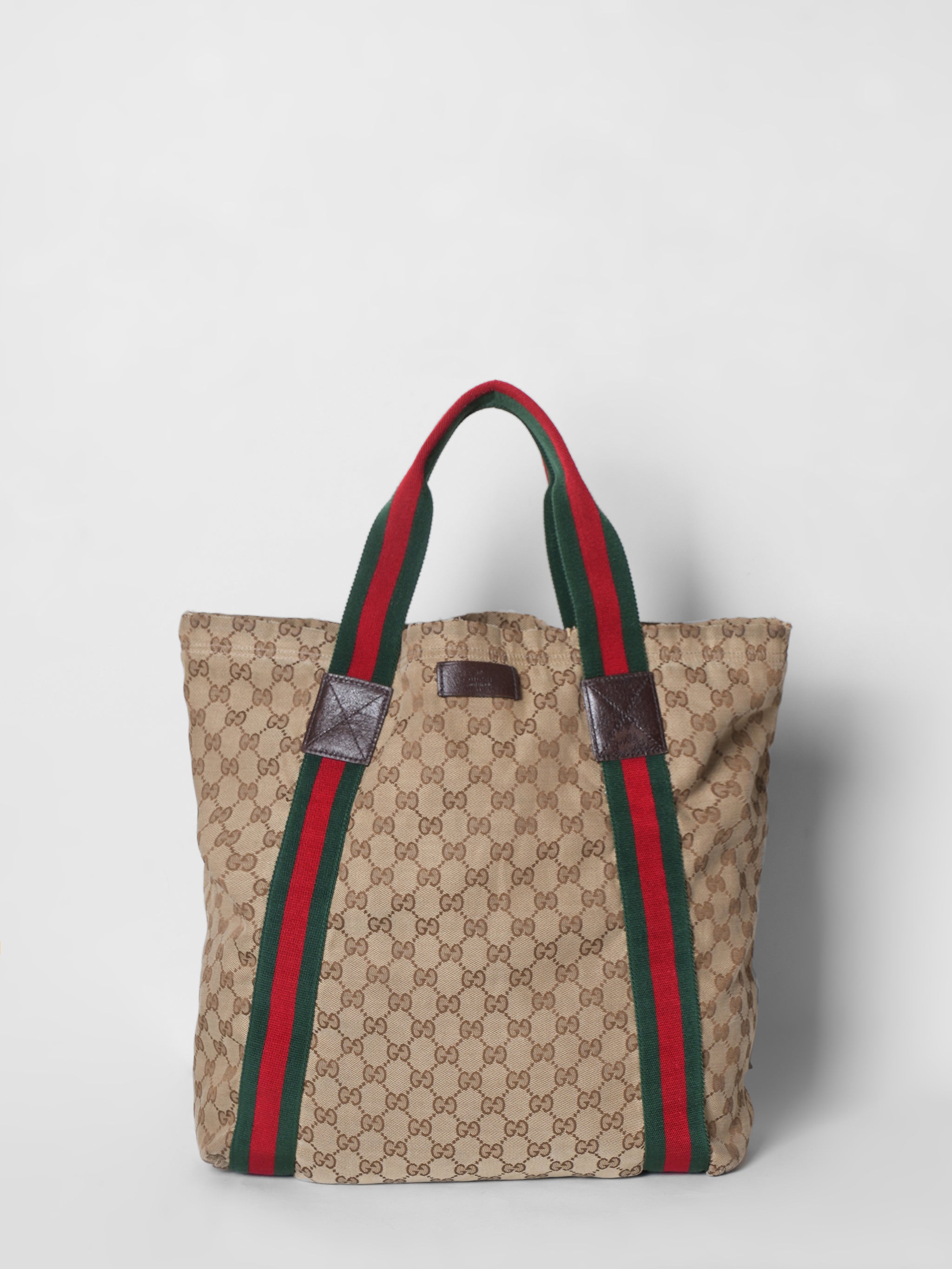 Gucci GG Canvas Tote Sherry Bag