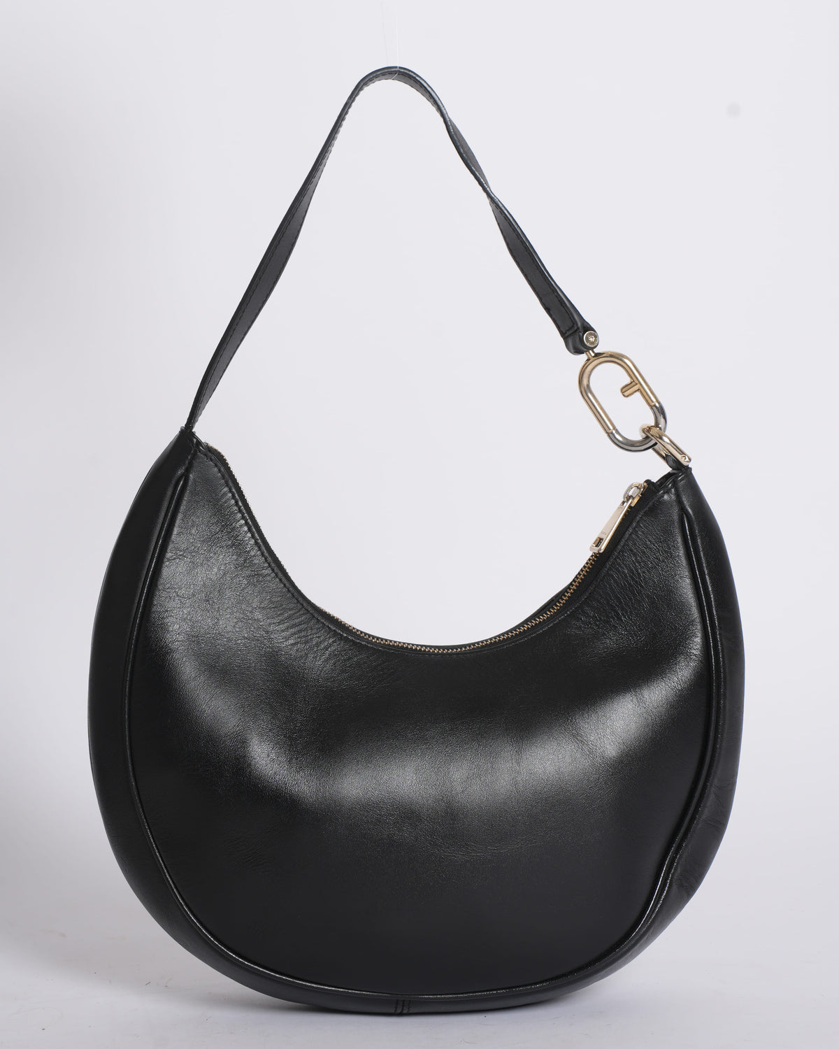 Furla Halfmoon Shoulder Bag in Black