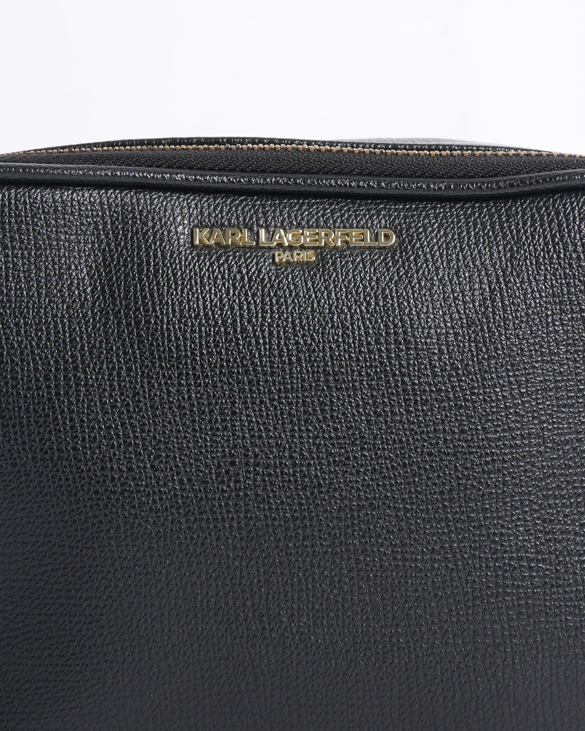 Karl lagerfeld black camera crossbody bag