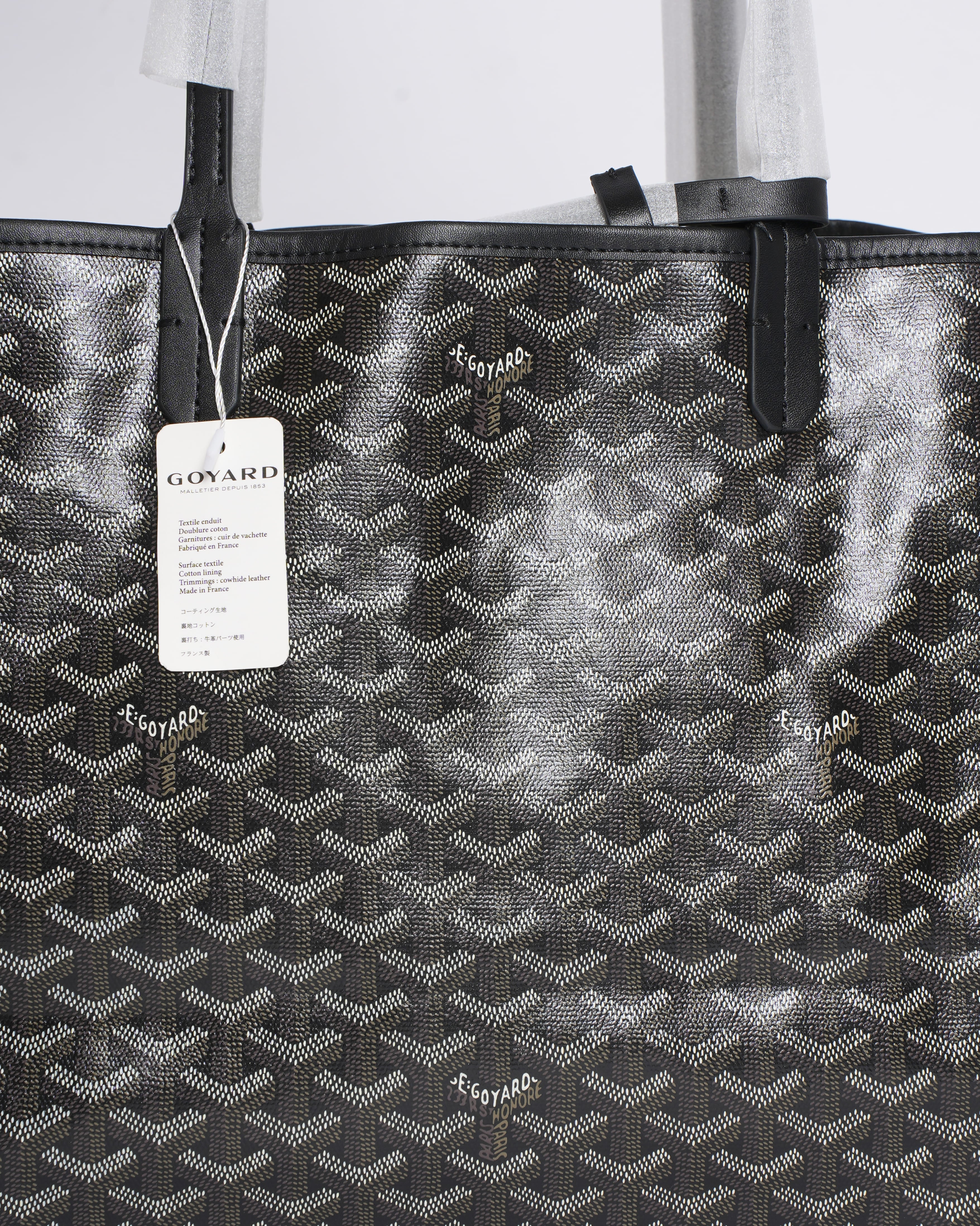 New Goyard Saint Louis PM Bag in Black