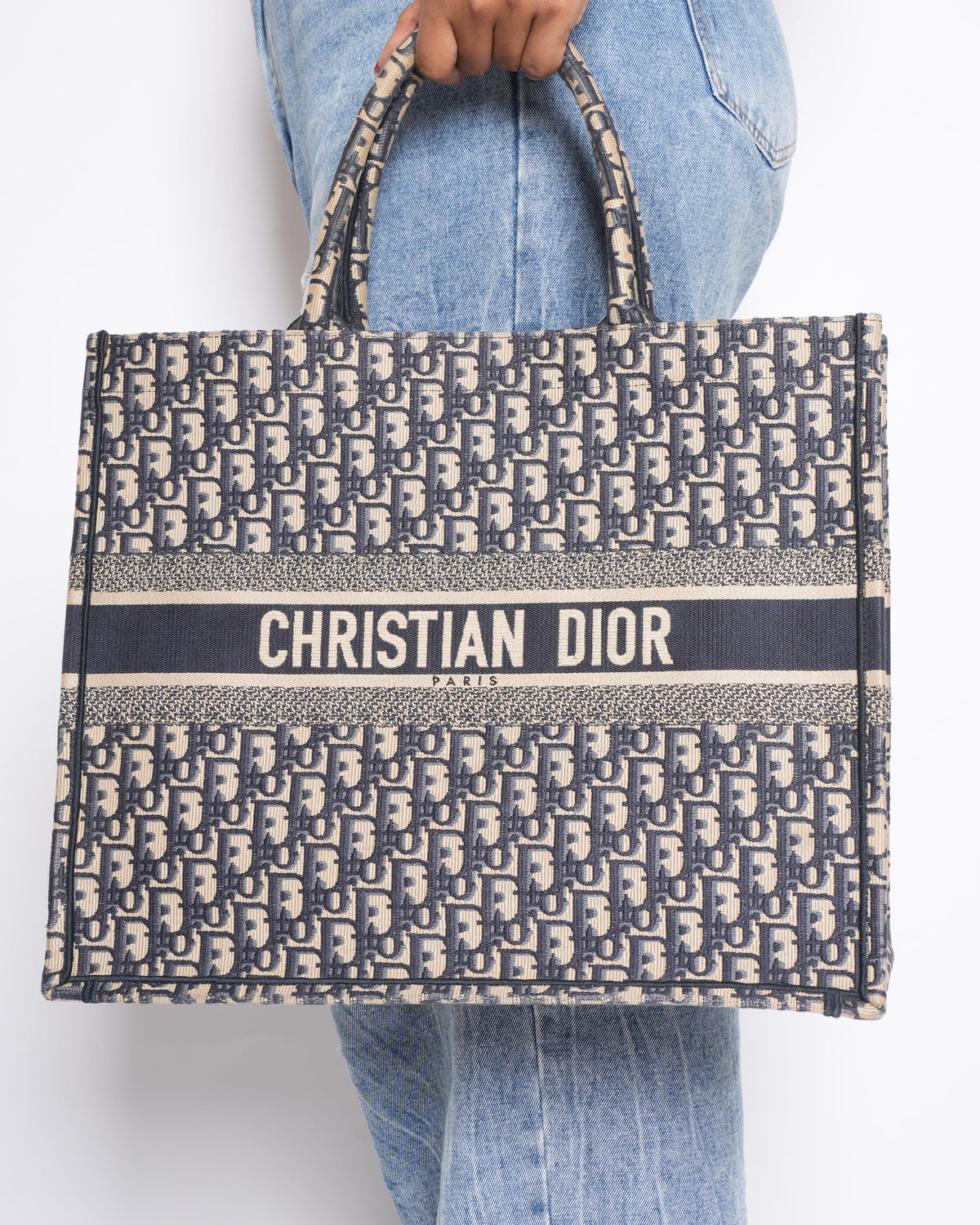 New Christian Dior Large Book Tote Bag