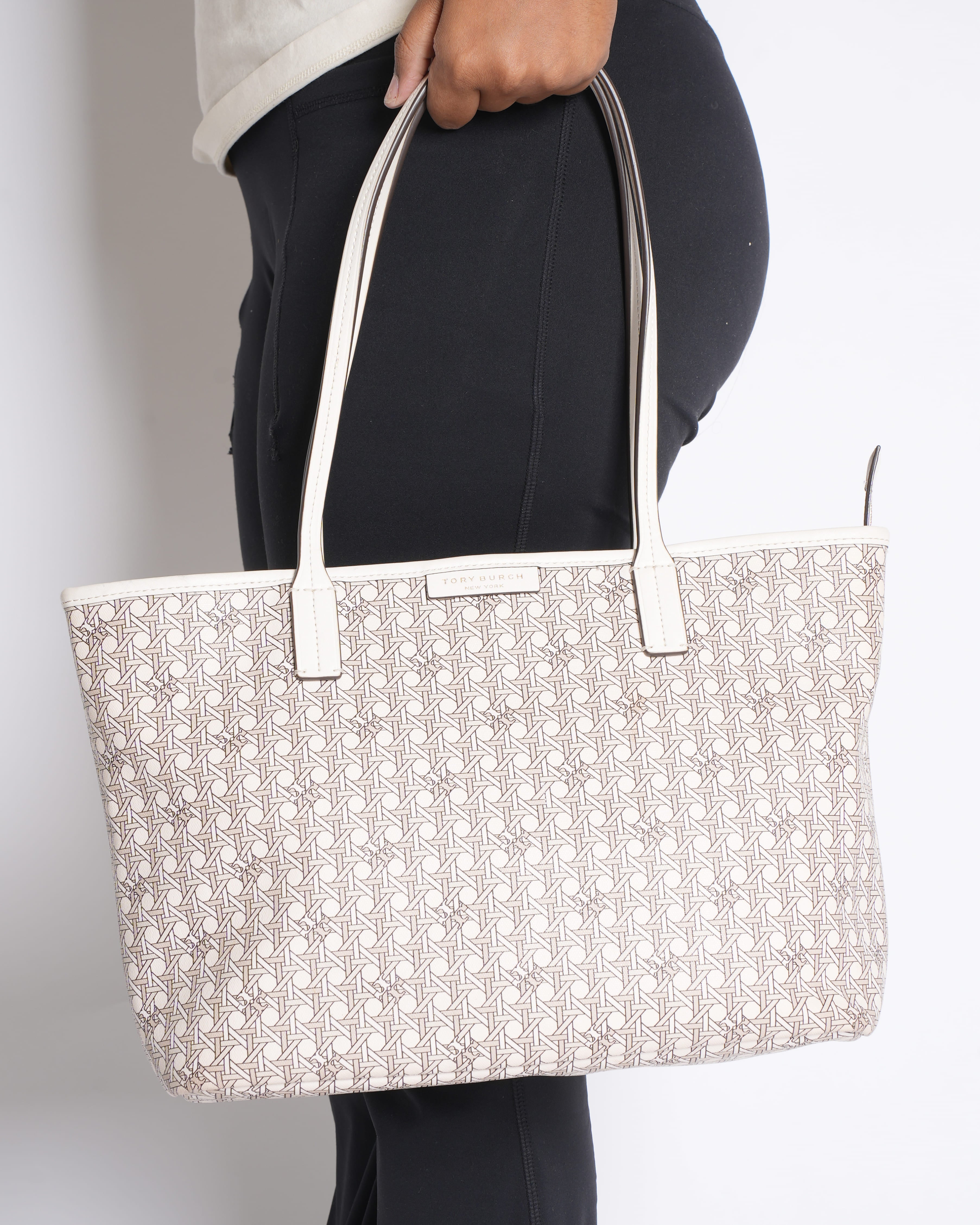 Tory Burch Ever-Ready Monogram Tote Bag