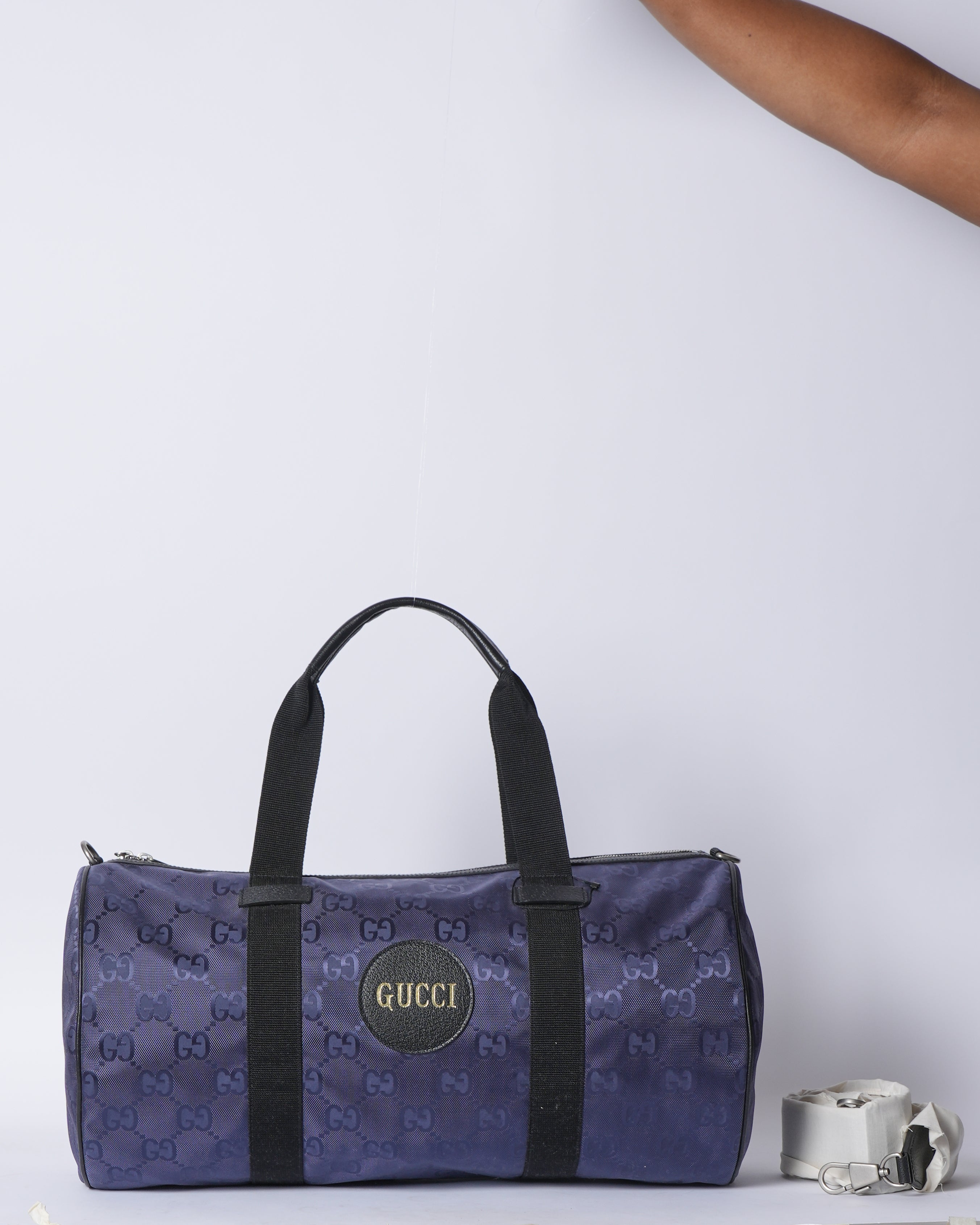 Gucci Blue Travel Duffle Bag