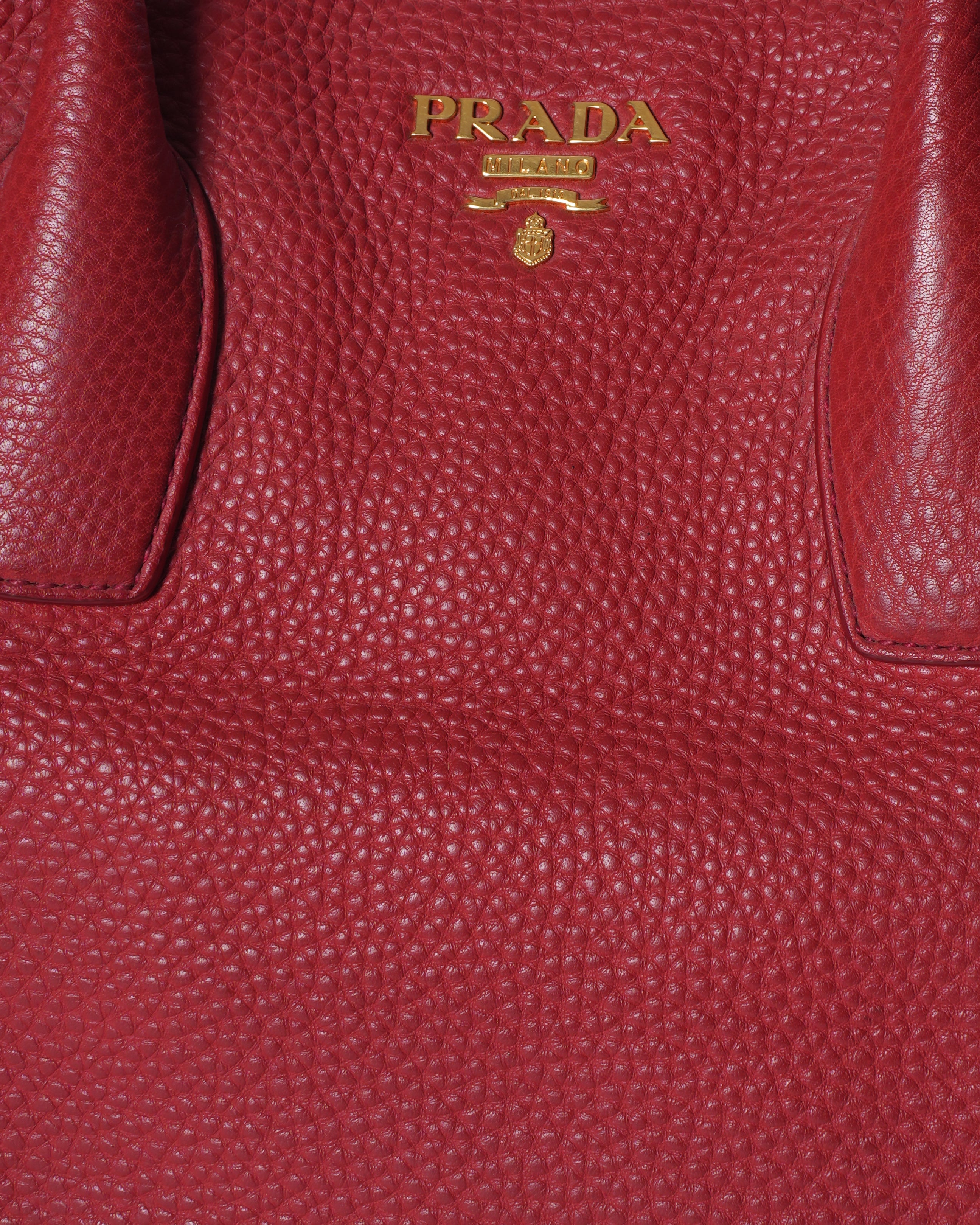 Prada Red Top handle Bag