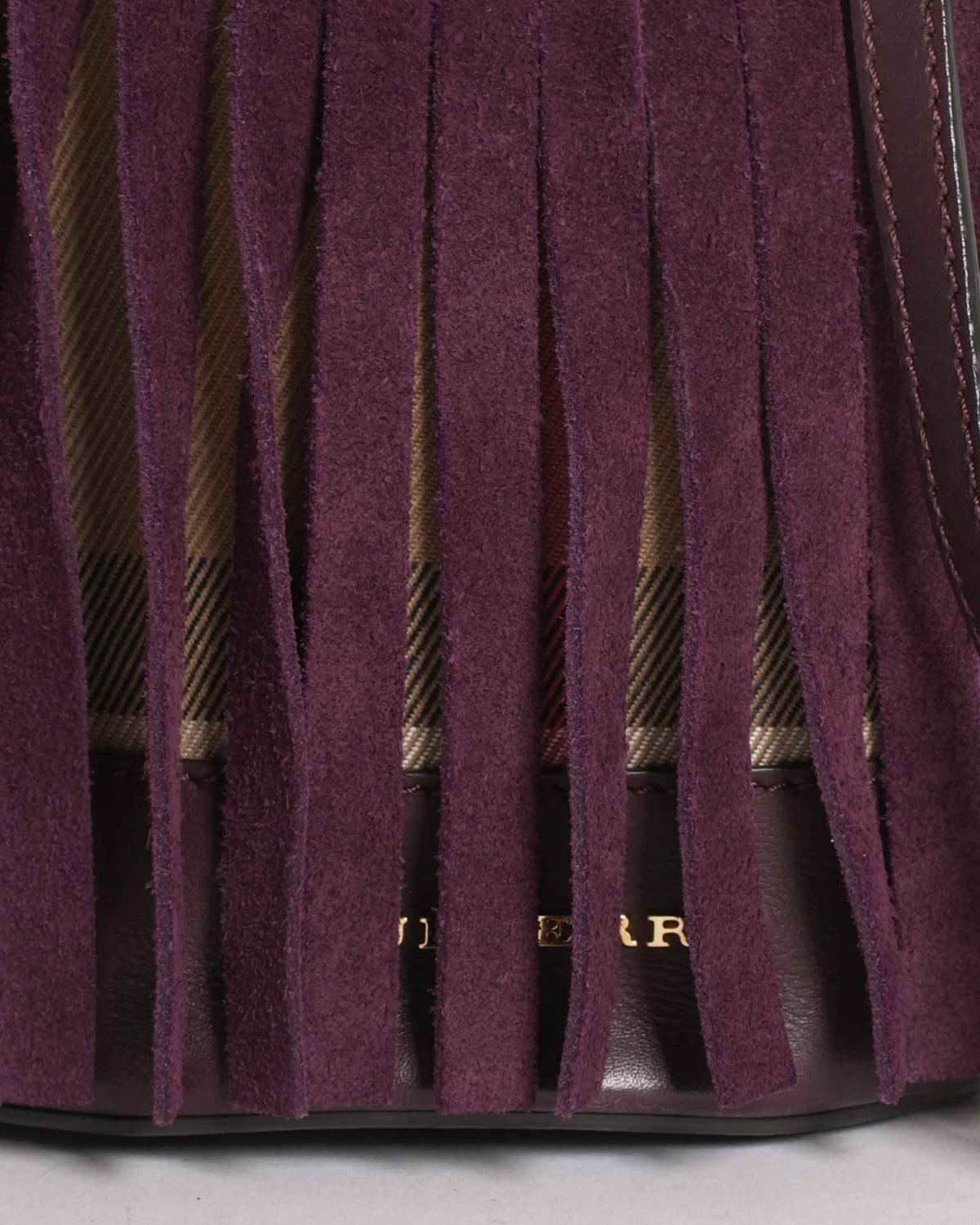 Burberry fringed armcandy bag