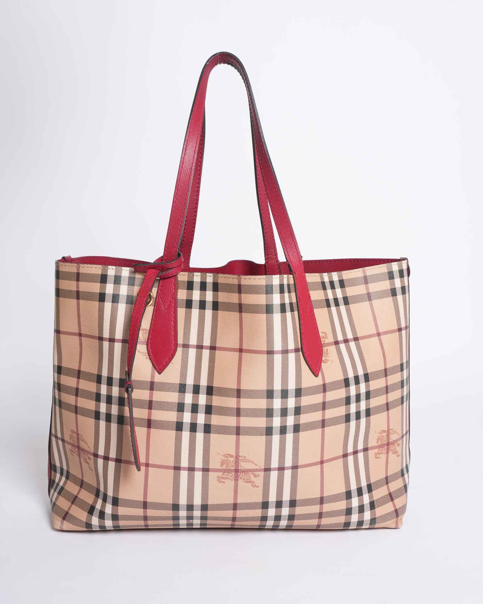 Burberry Haymarket Reversible Tote Bag