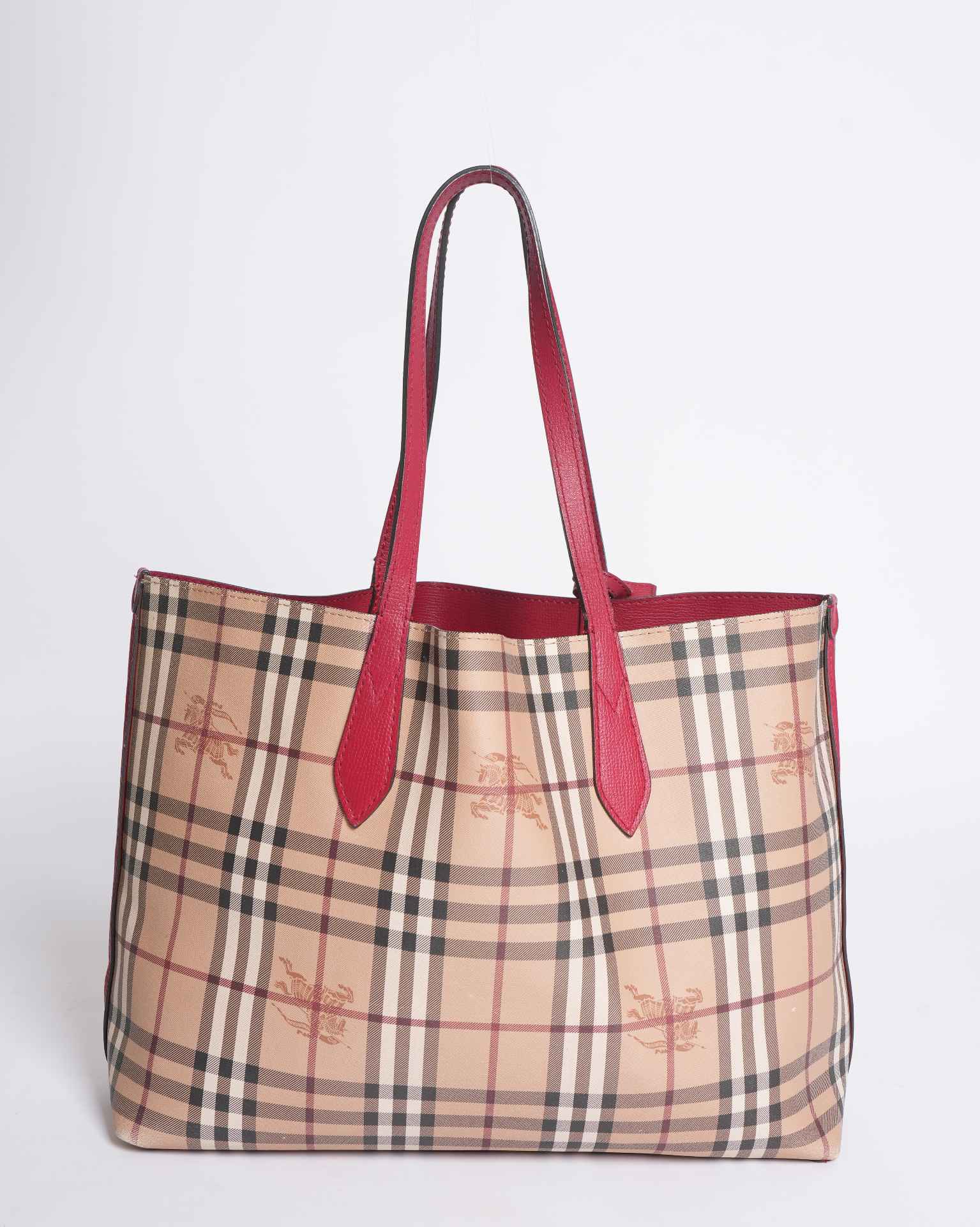 Burberry Haymarket Reversible Tote Bag