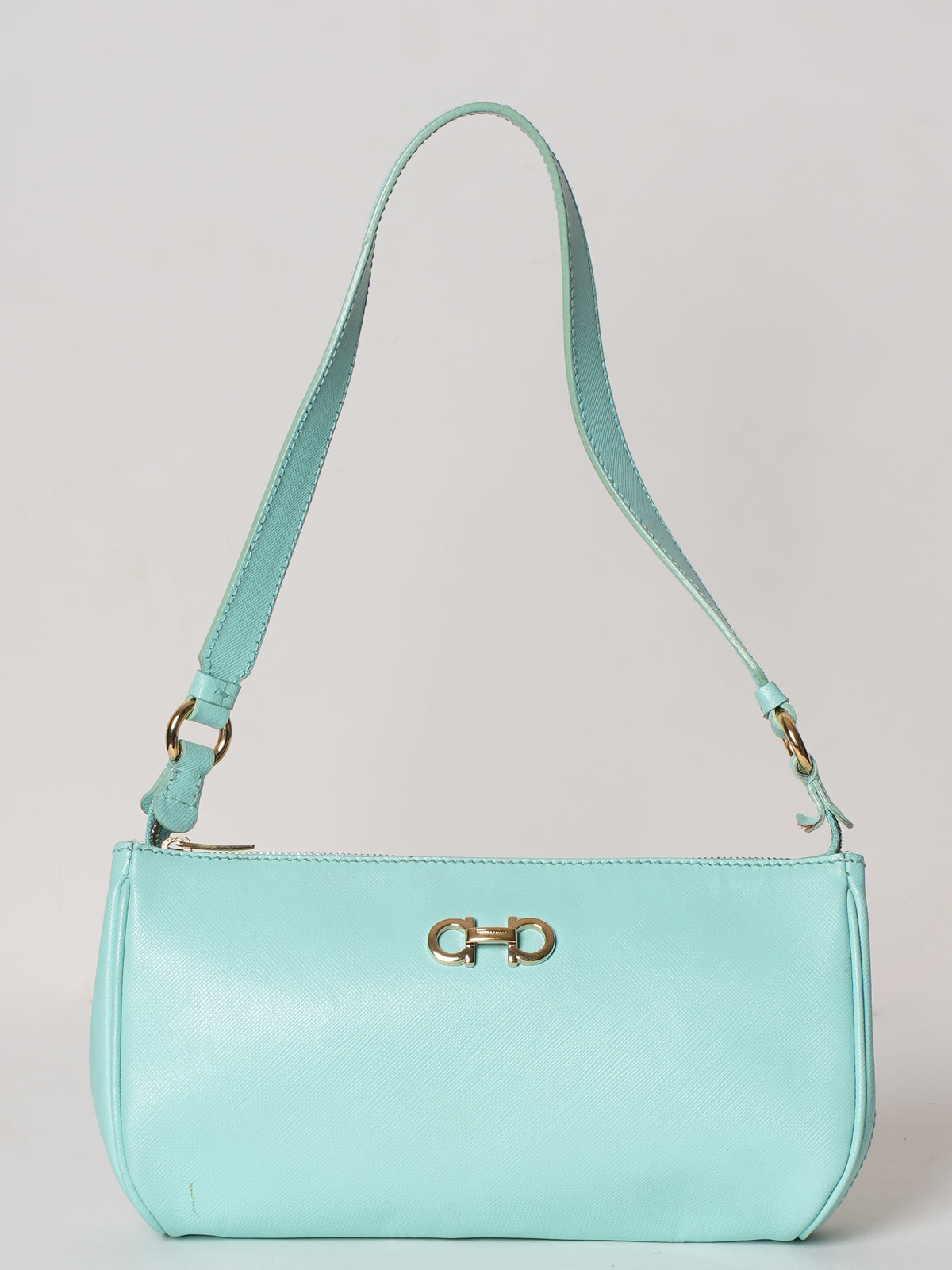 Salvatore Ferragamo Blue Shoulder Bag