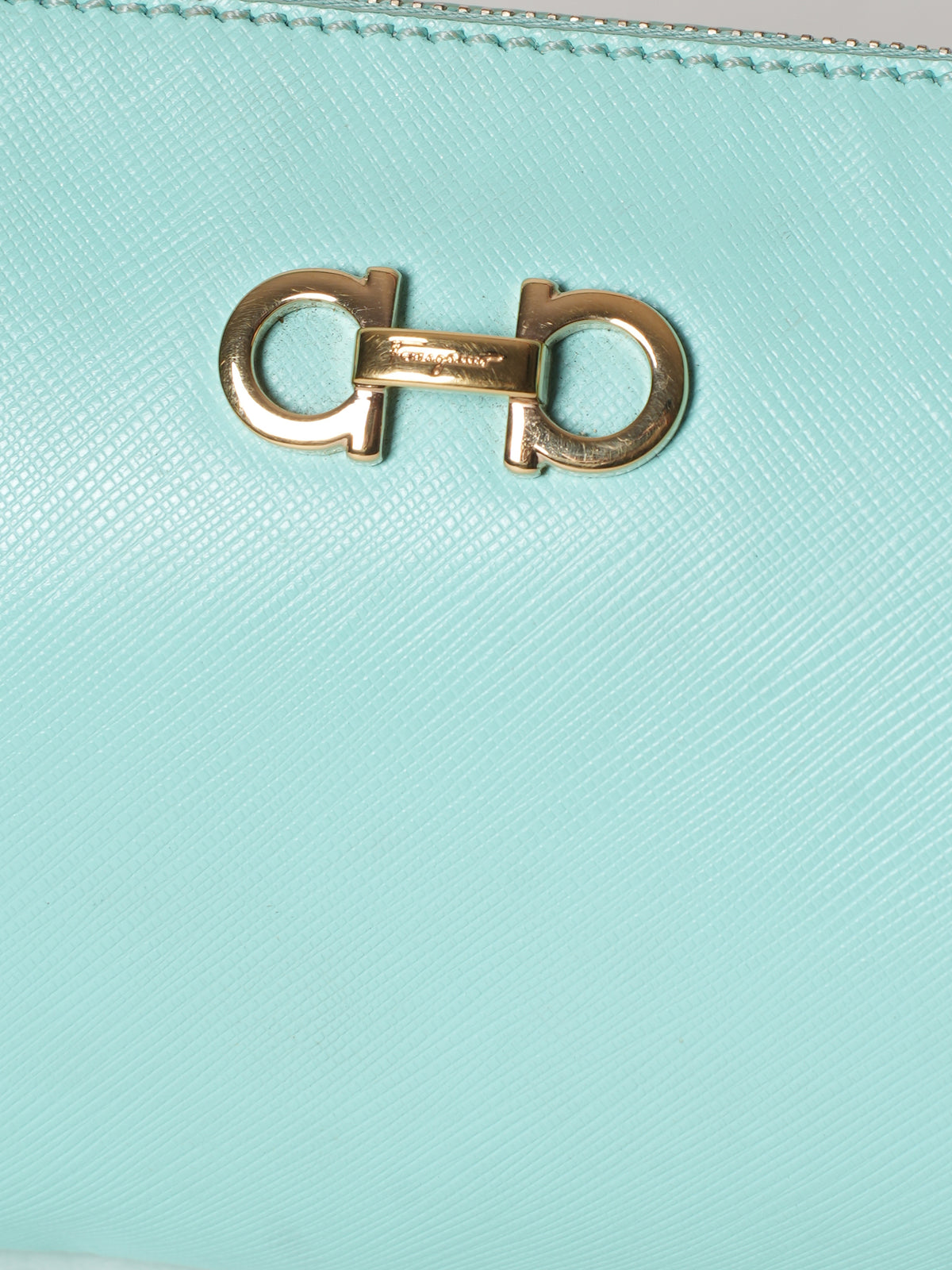 Salvatore Ferragamo Blue Shoulder Bag