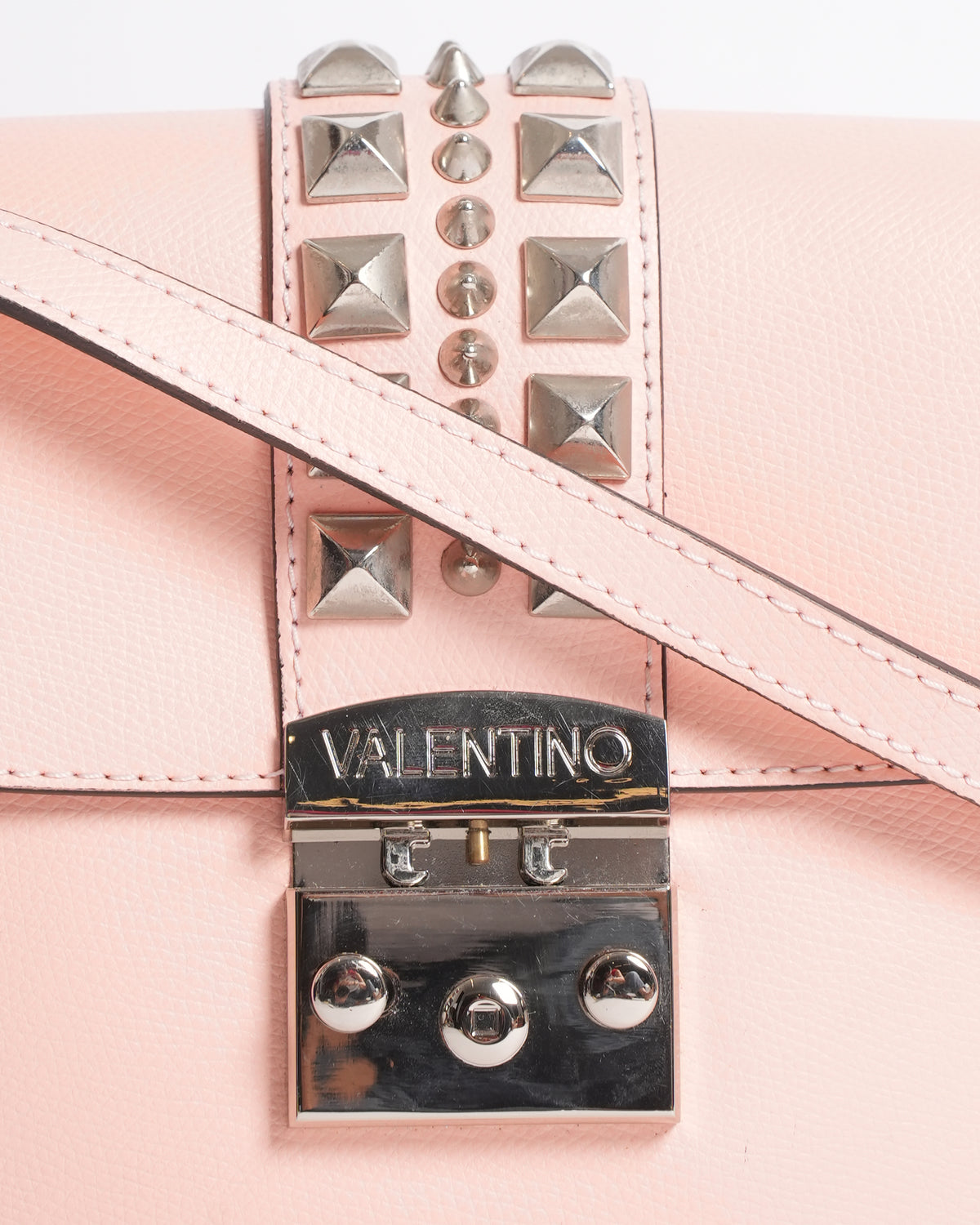 Valentino Rockstud Glam Lock Studded Crossbody Bag