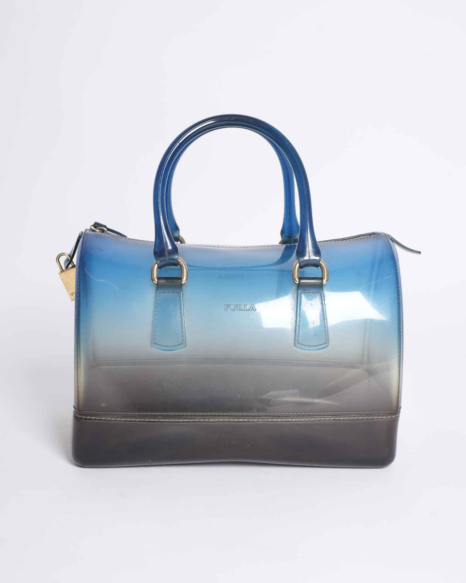 Furla ombre blue medium Candy satchel bag