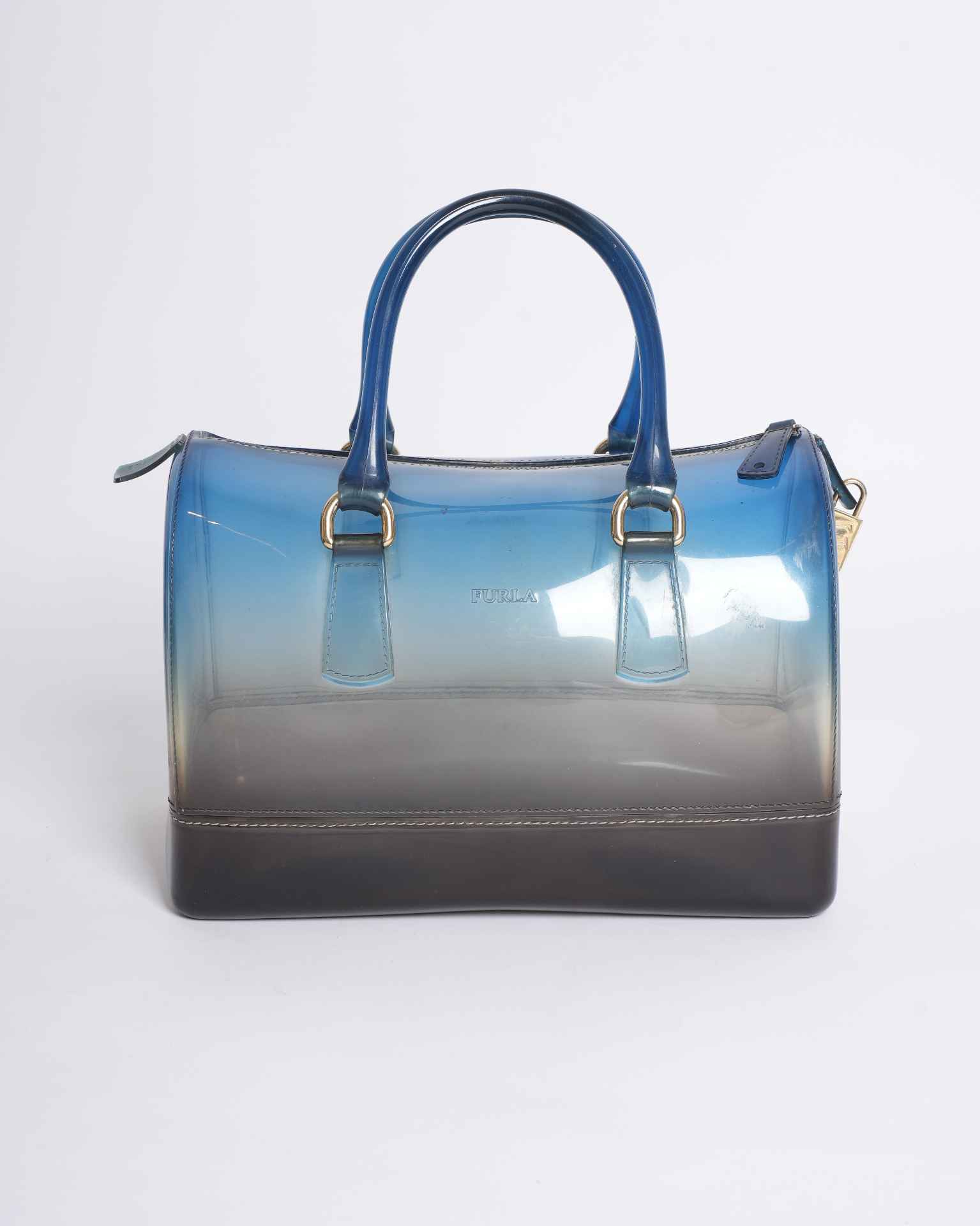 Furla ombre blue medium Candy satchel bag