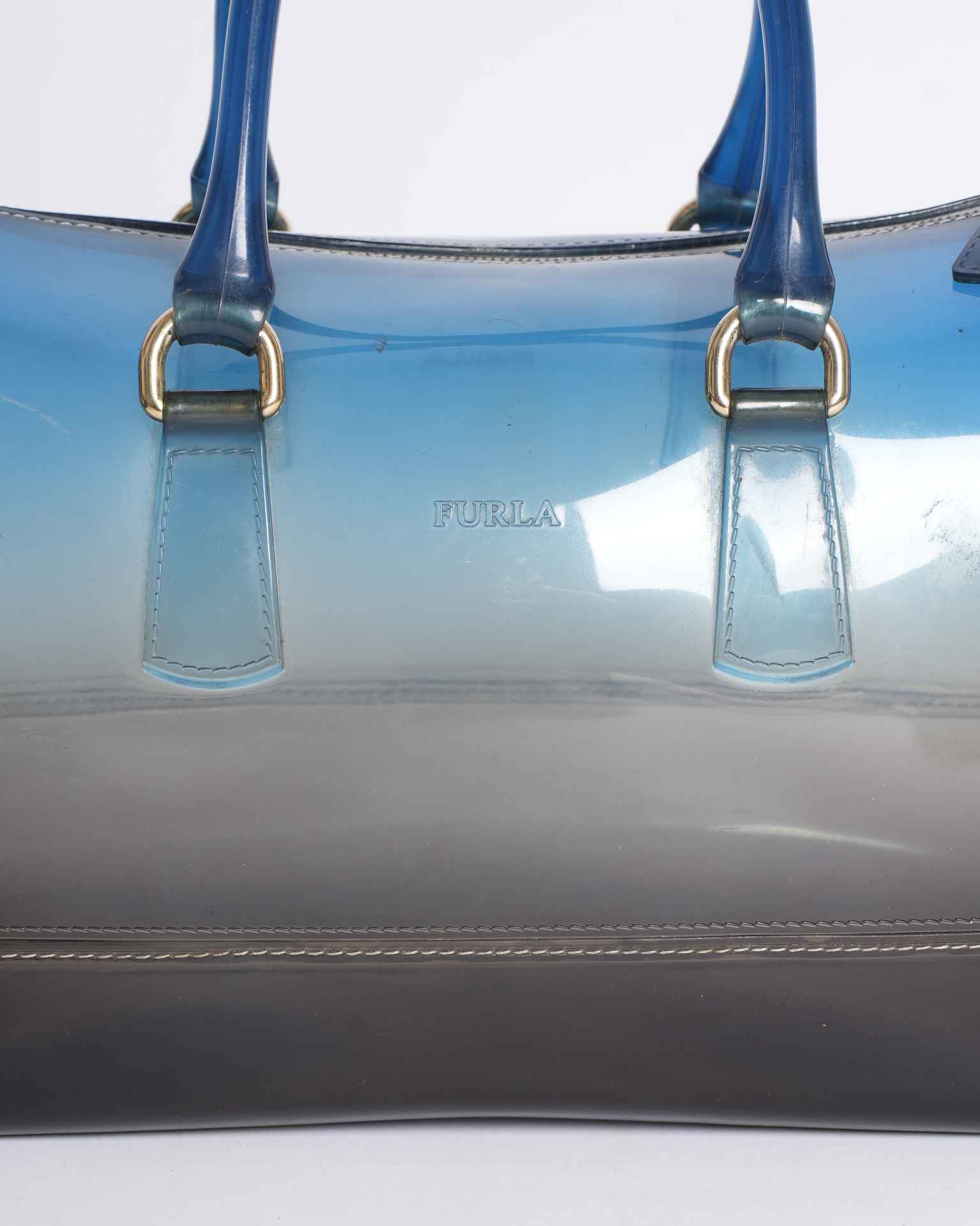 Furla ombre blue medium Candy satchel bag