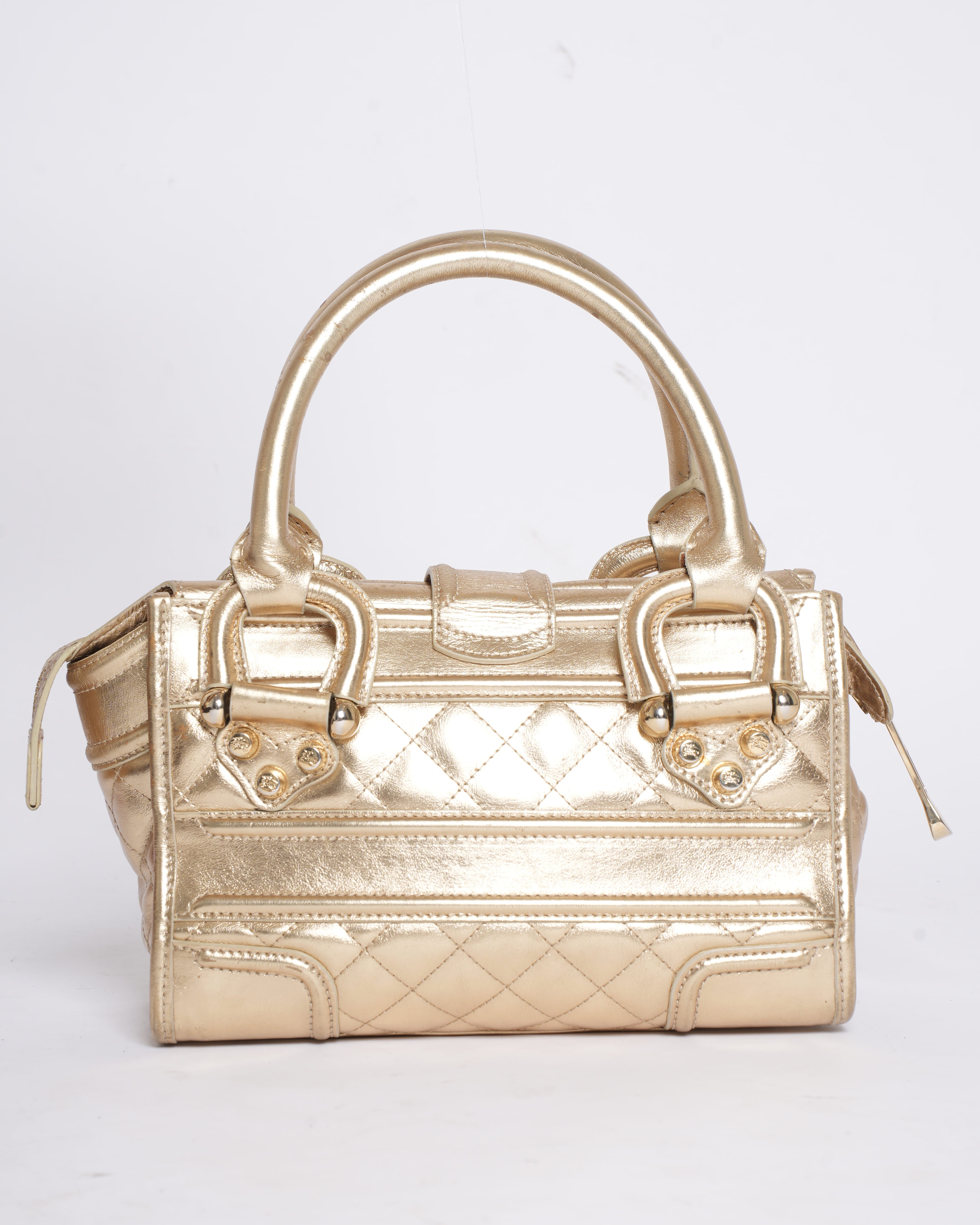 Burberry Gold Top Handle Bag