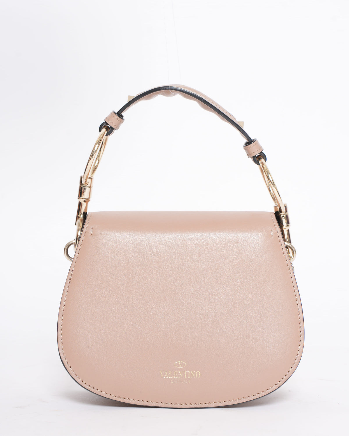 Valentino Rockstud Crossbody Bag in Beige