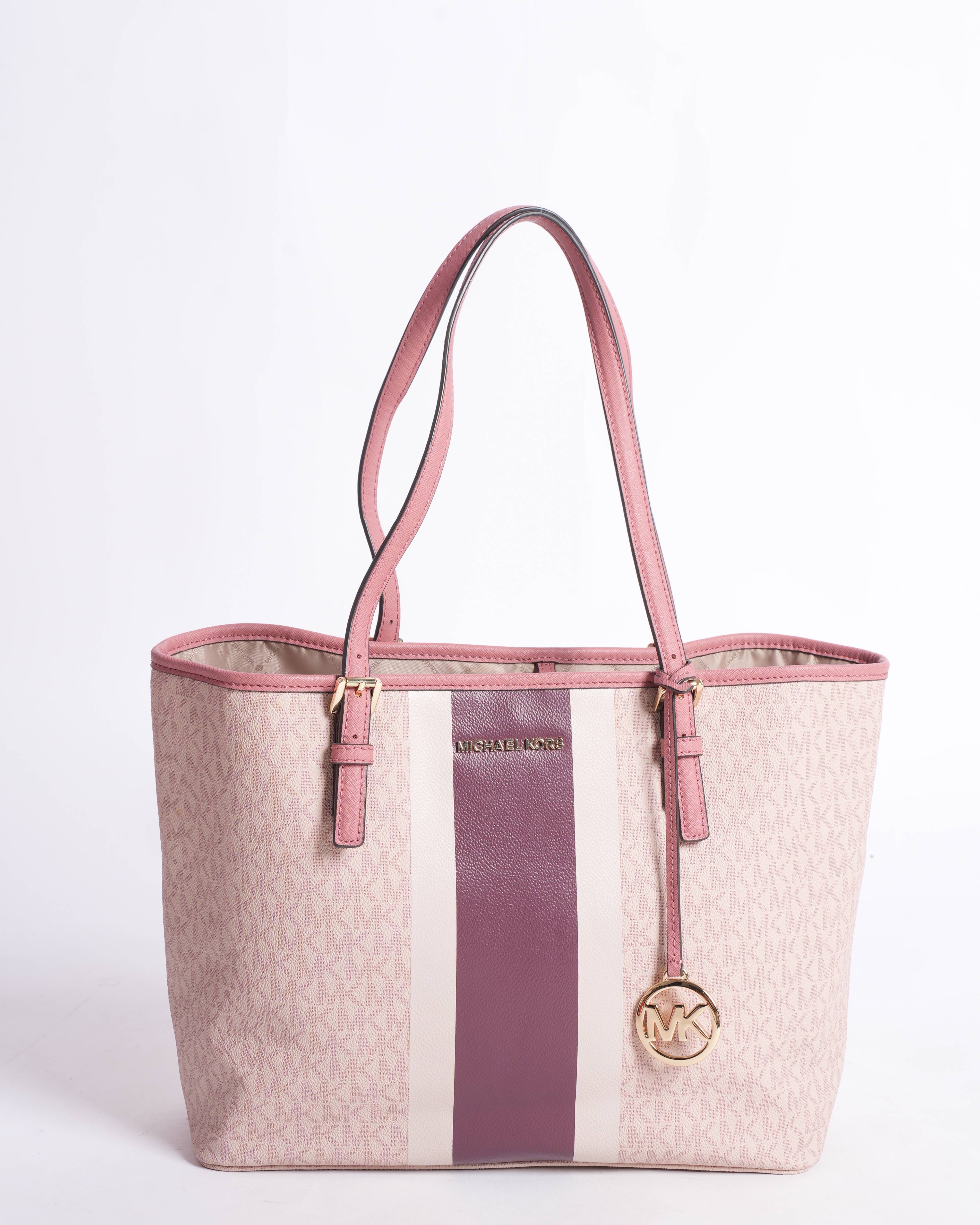 New Michael Kors Monogram Pink tote Bag