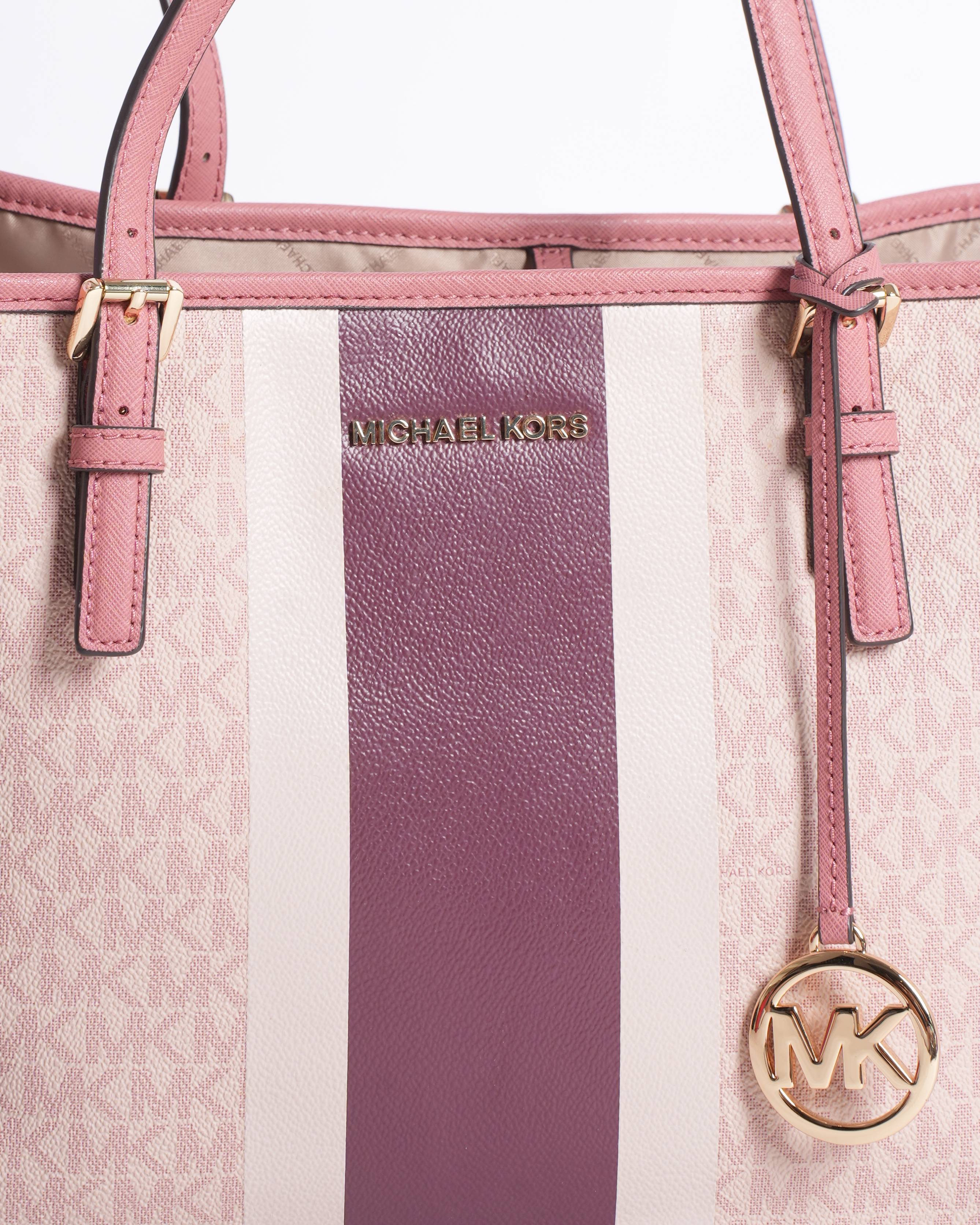 New Michael Kors Monogram Pink tote Bag