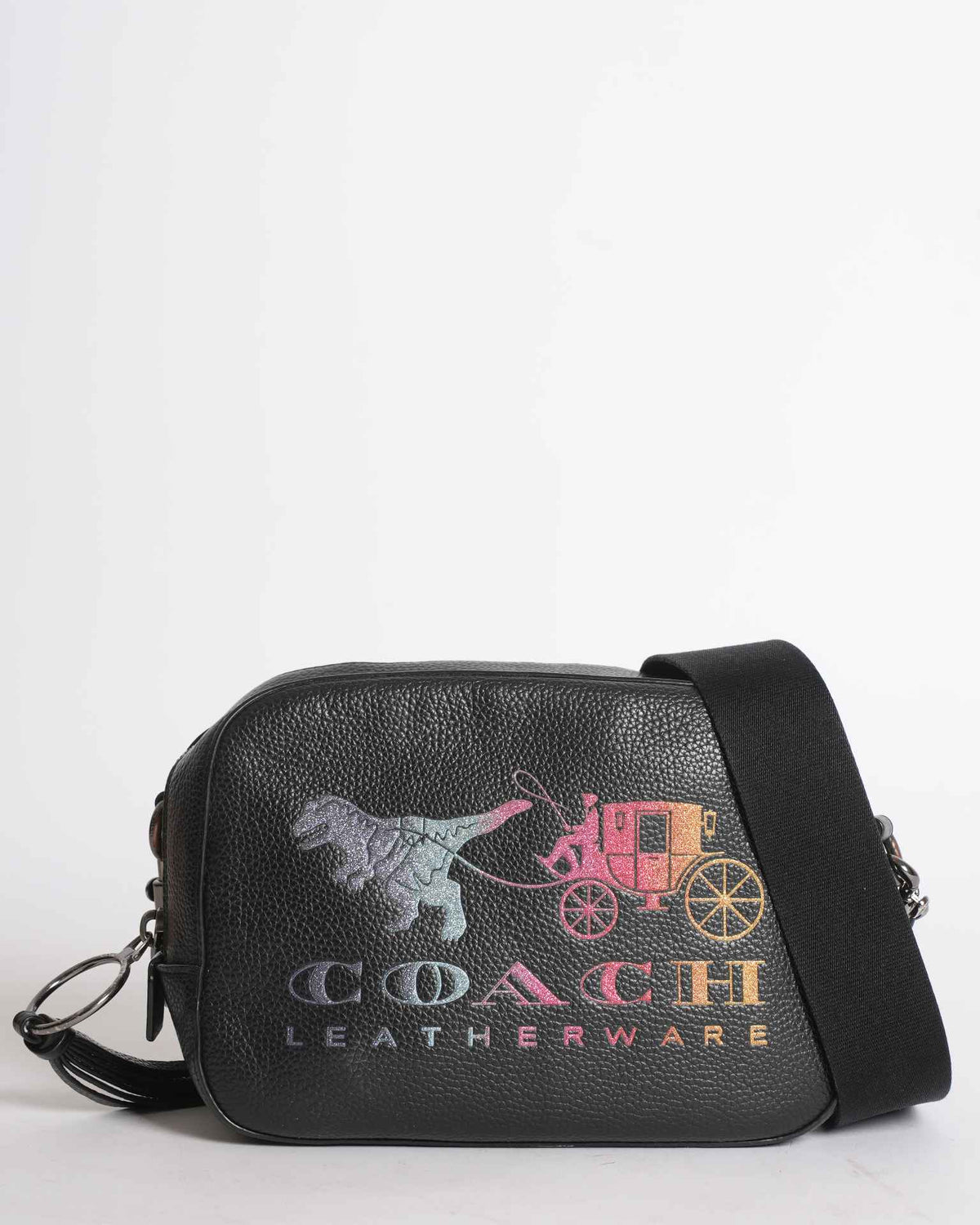 Coach Leather Camera Bag with Rexy & Carriage