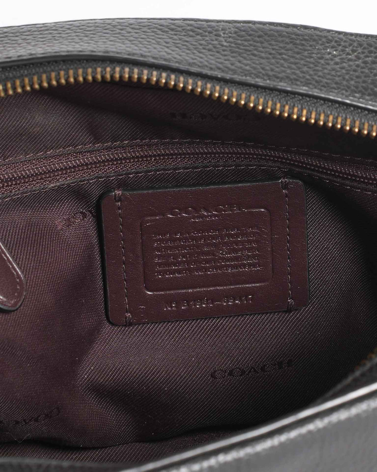 Coach Leather Camera Bag with Rexy & Carriage