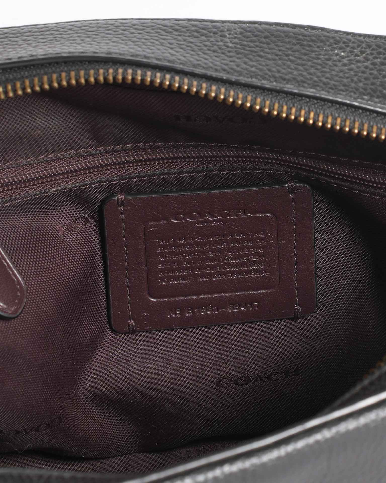 Coach Leather Camera Bag with Rexy & Carriage
