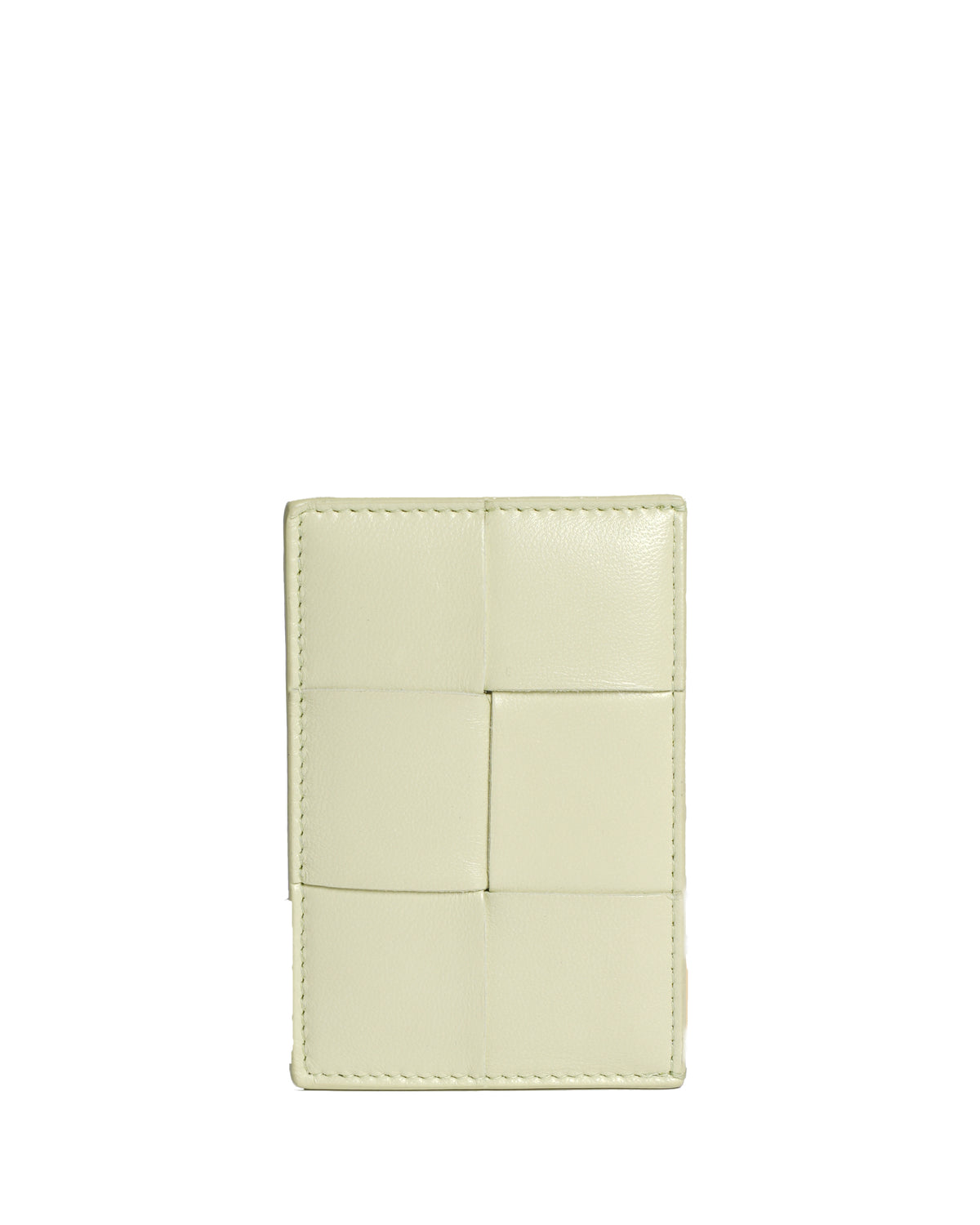 New Bottega Veneta Cassette Card Holder in Green