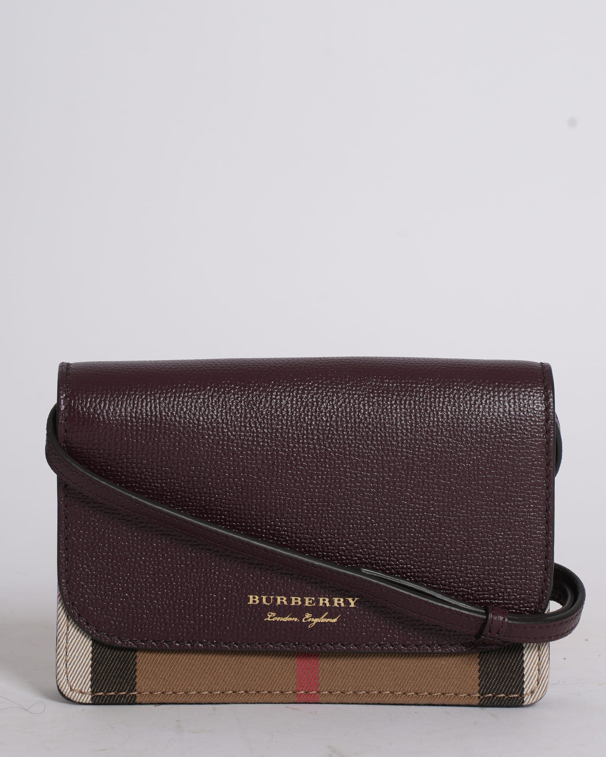 Burberry Hampshire House Check Crossbody Bag