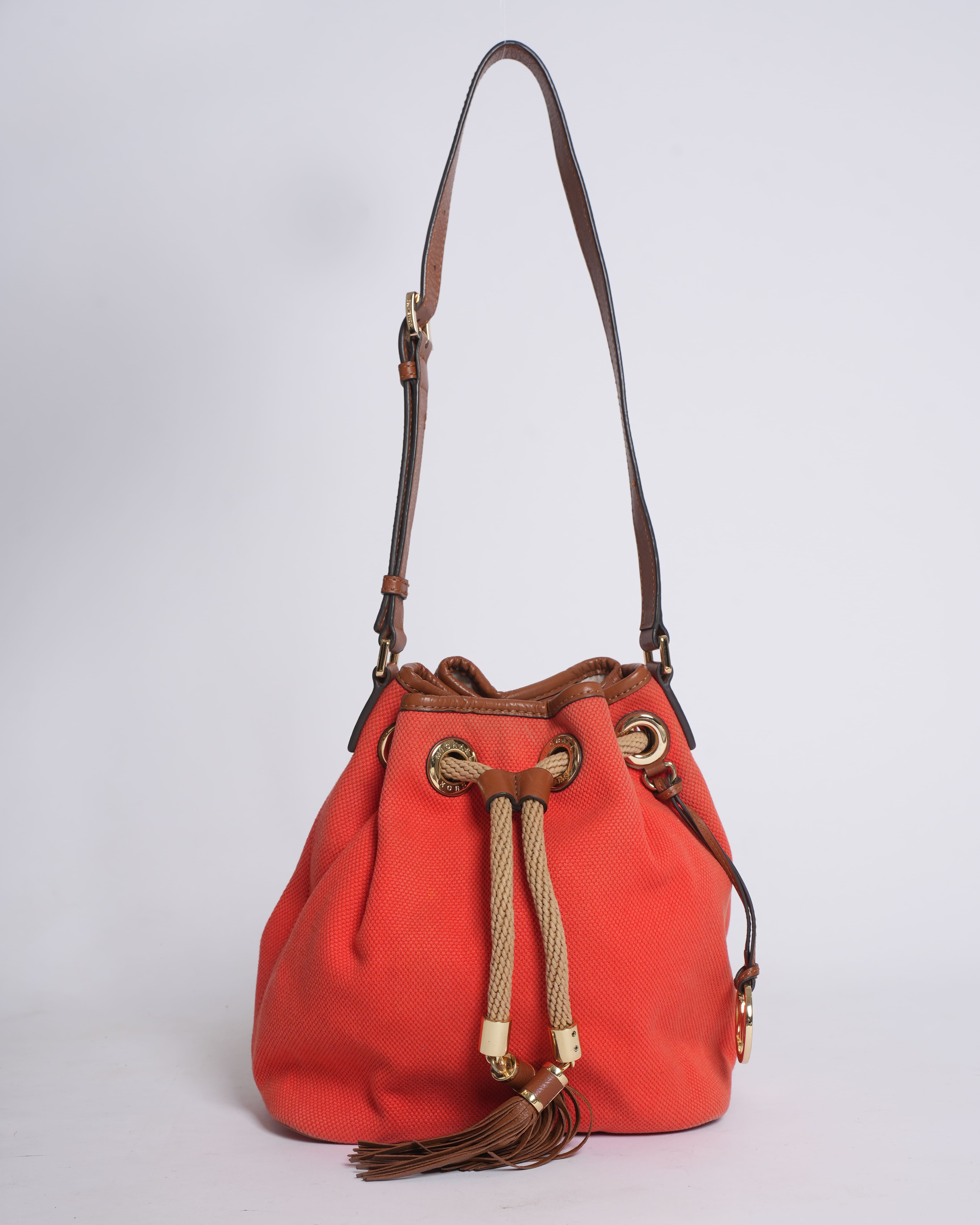 Michael Kors Red Bucket Bag