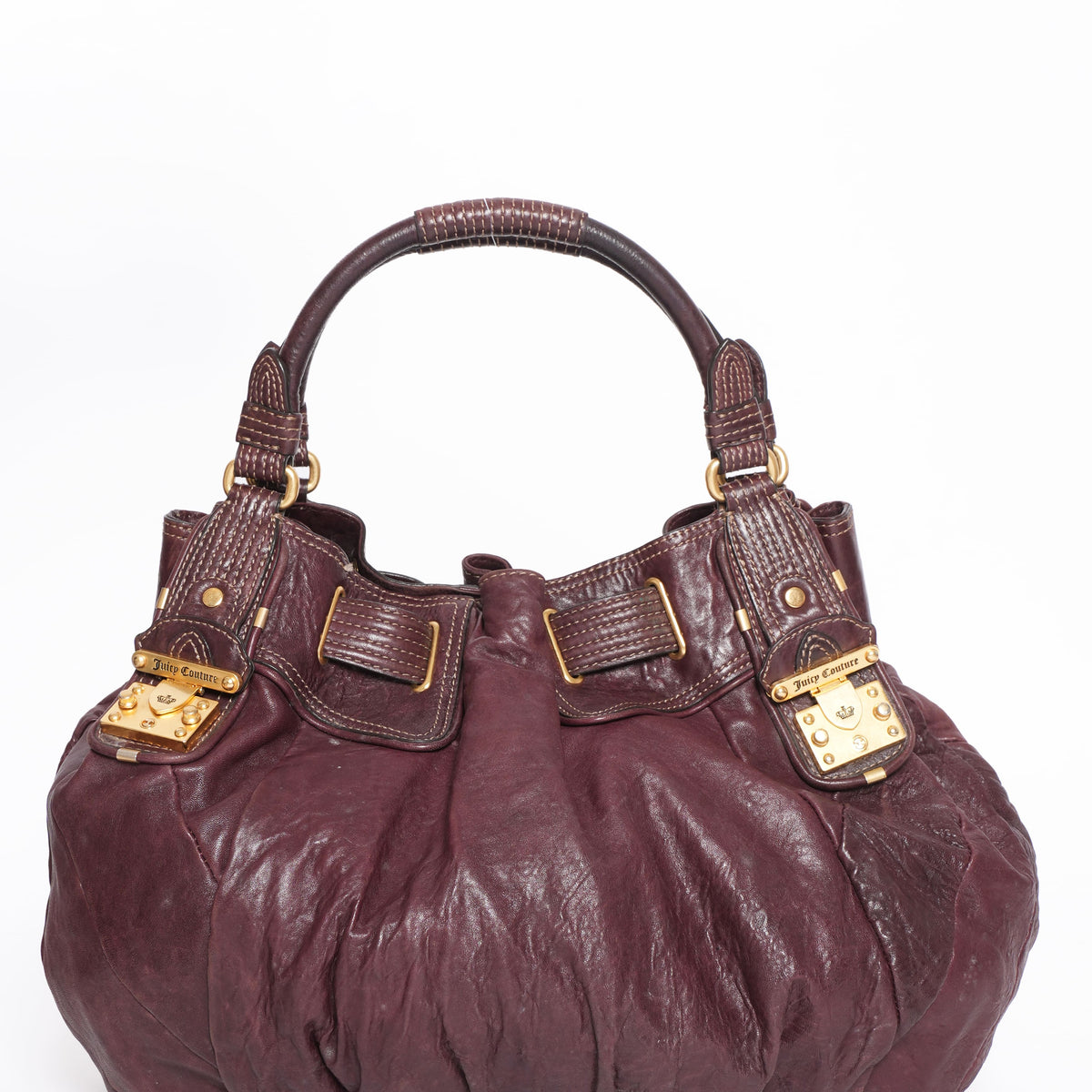 Juicy Couture Maroon Top Handle Bag – Elegant & Versatile | My Alamri