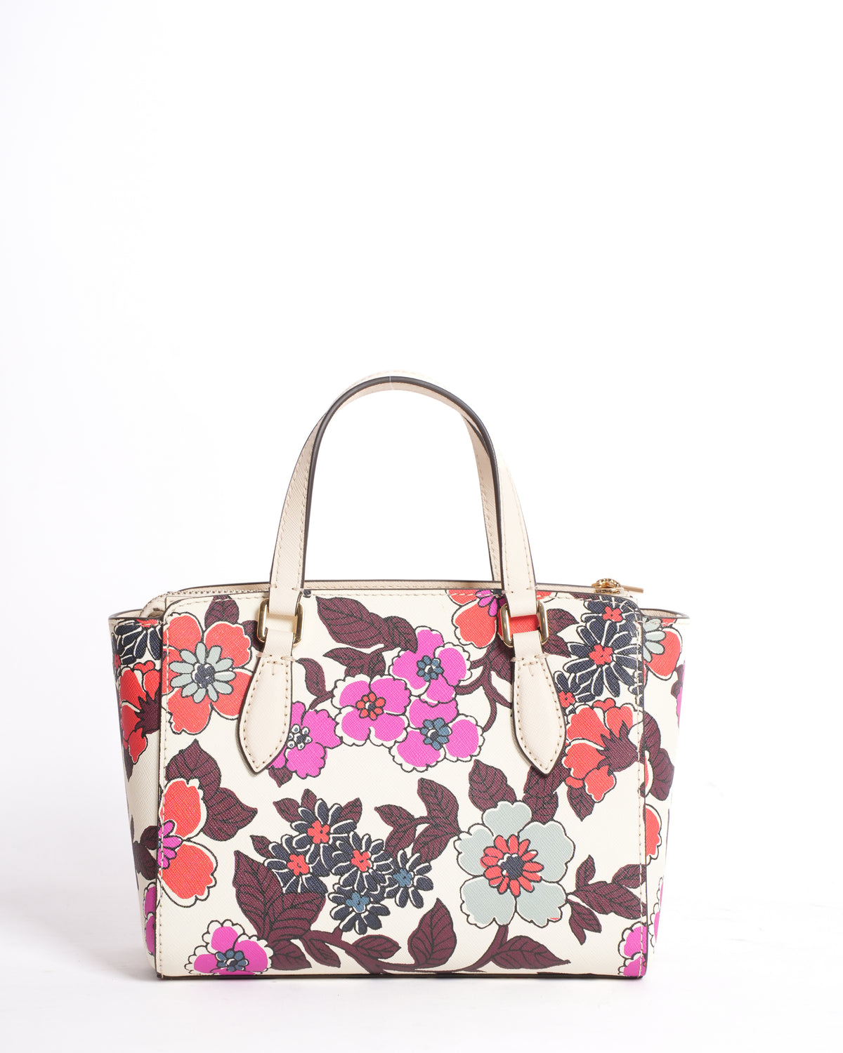 New Tory Burch Emerson Printed Mini Top Zip Tote Bag