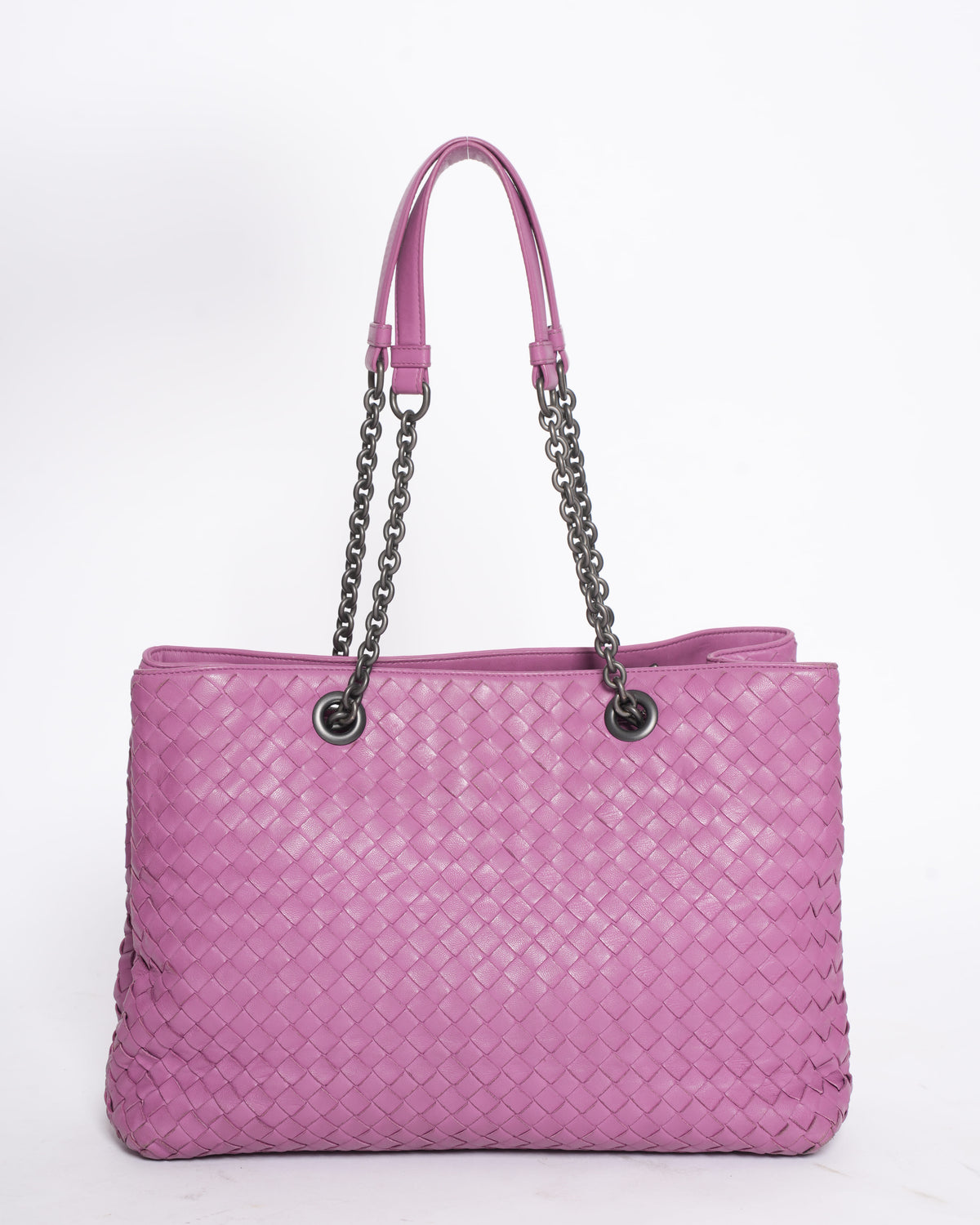 Bottega Veneta Intrecciato Leather Chain Shoulder Bag