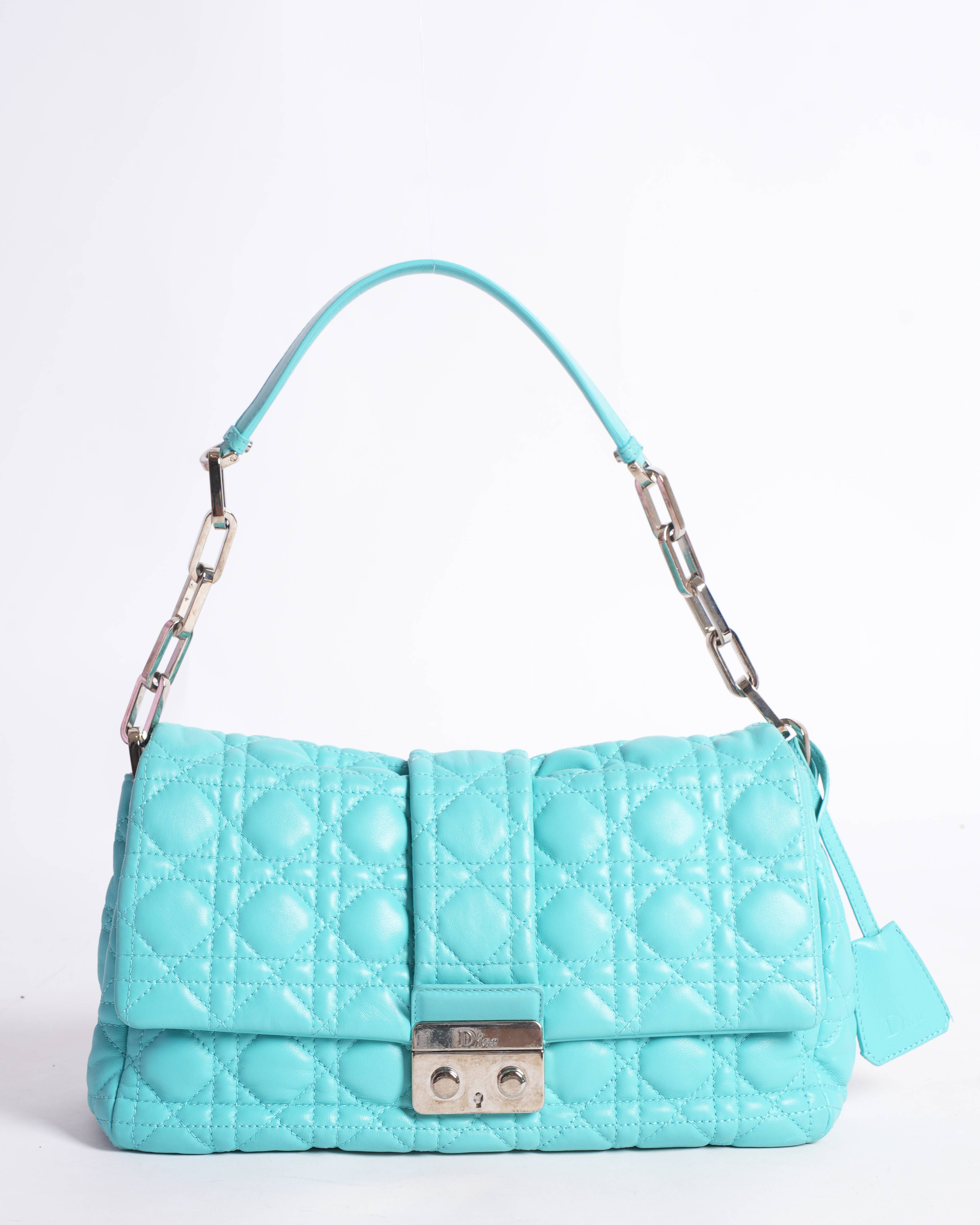 Christain dior cannage quilted new lock shoulder bag