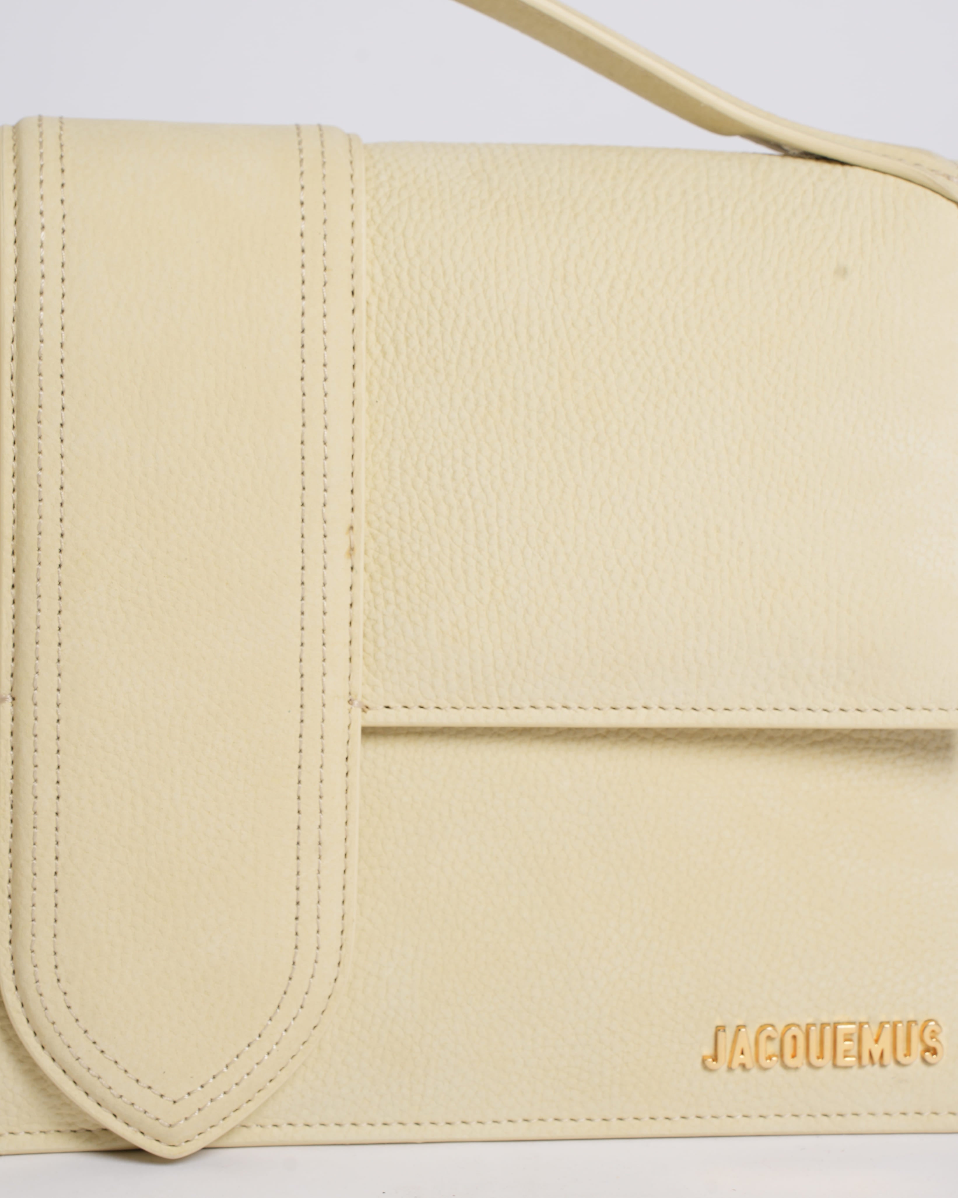 New Jacquemus Le Grand Bambino in Butter Yellow