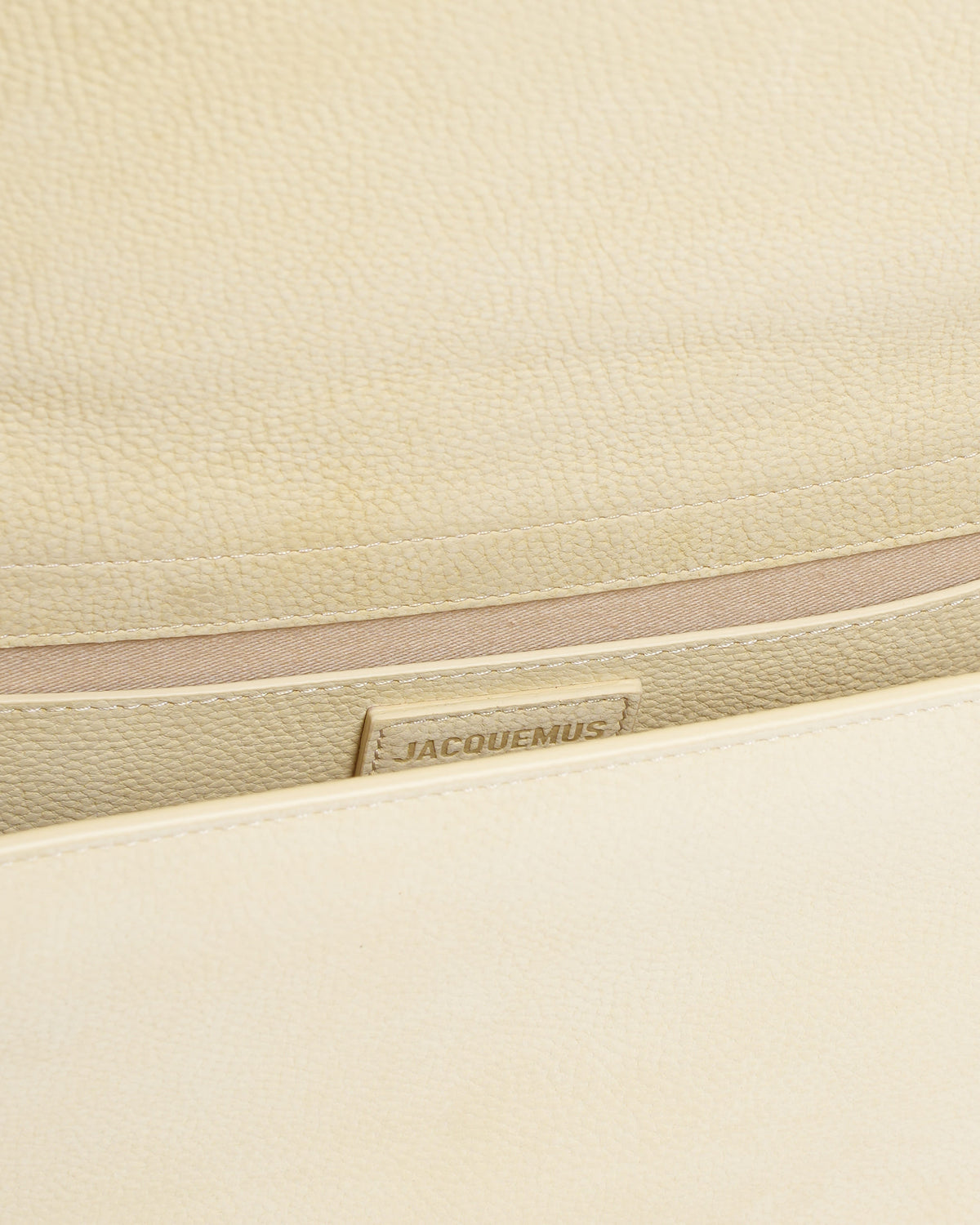 New Jacquemus Le Grand Bambino in Butter Yellow