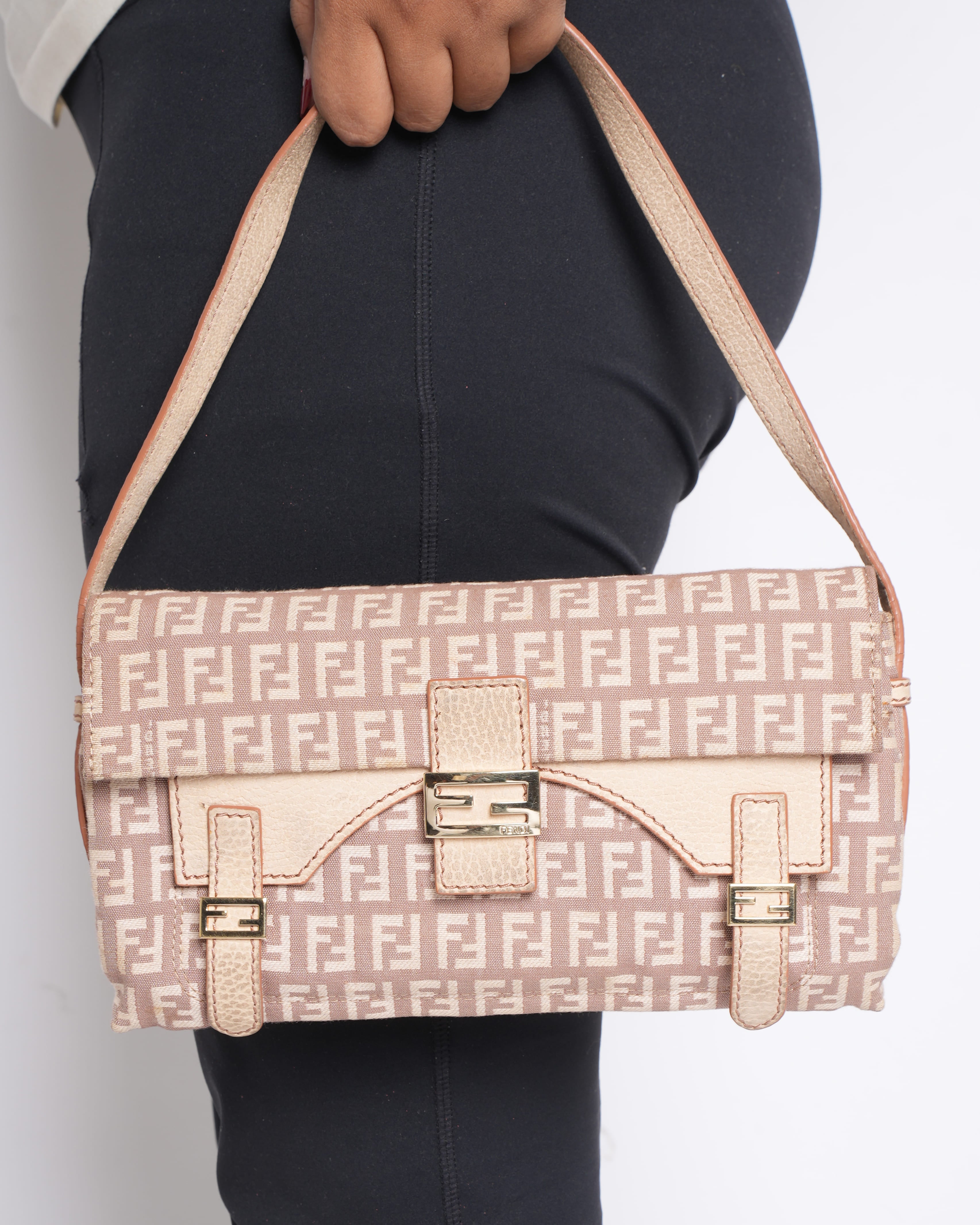Fendi Canvas Shoulder Bag