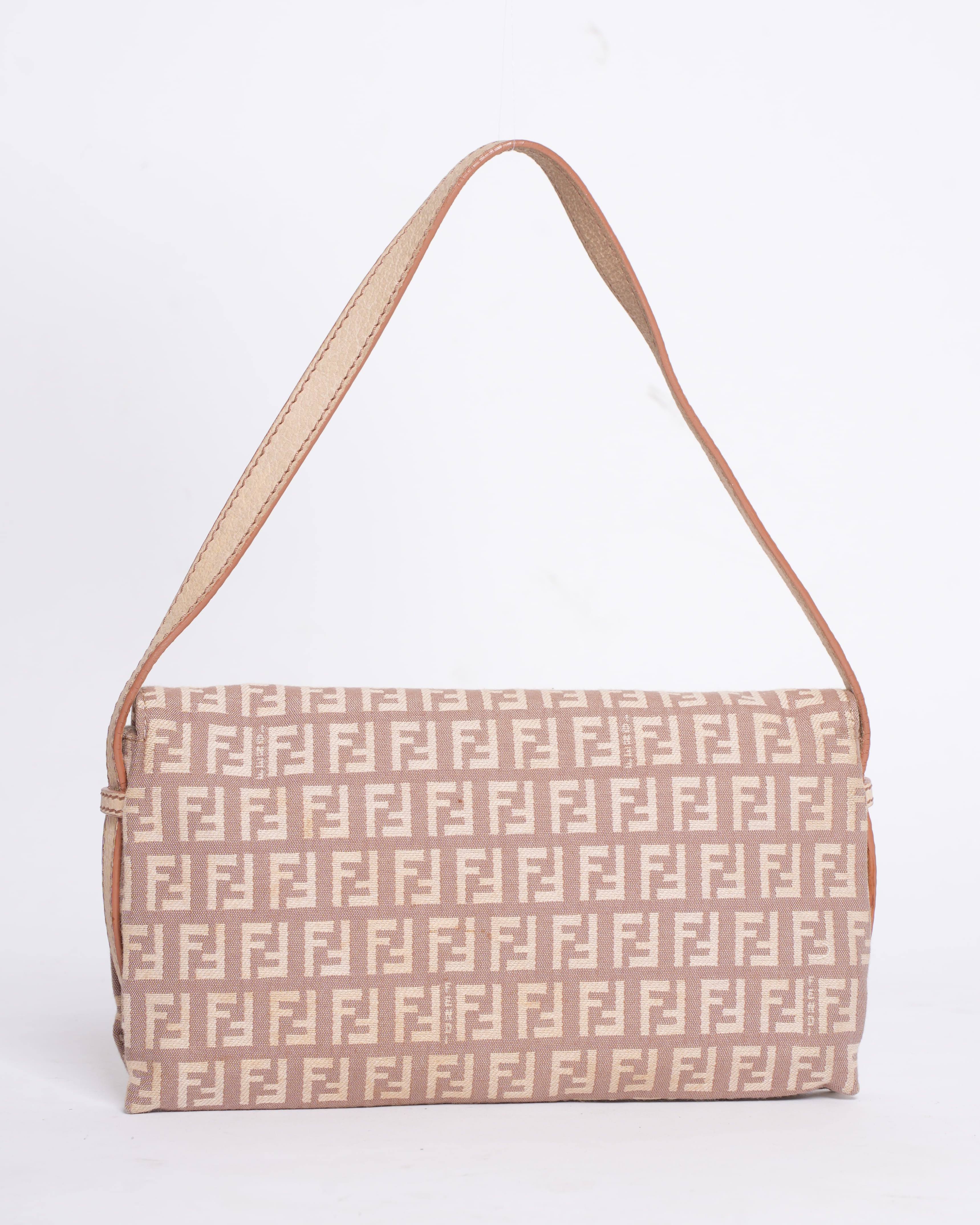 Fendi Canvas Shoulder Bag