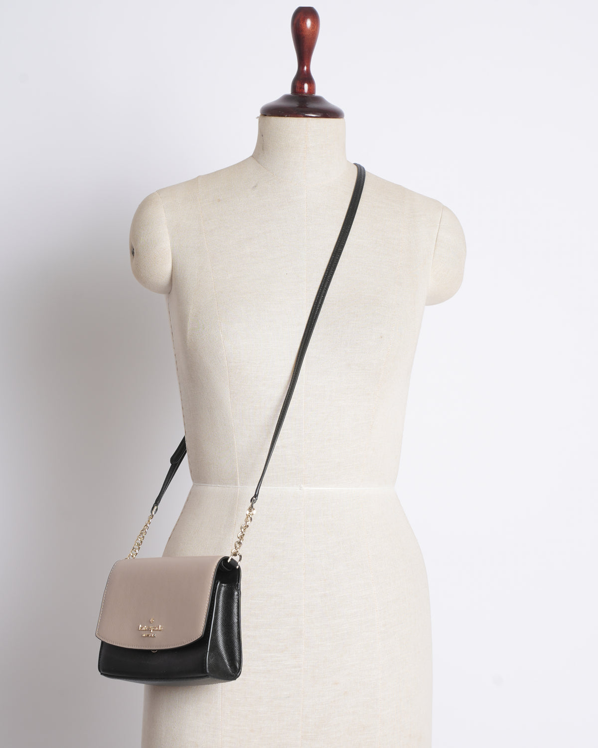 New Kate Spade Crossbody Bag In Black & Blush Pink