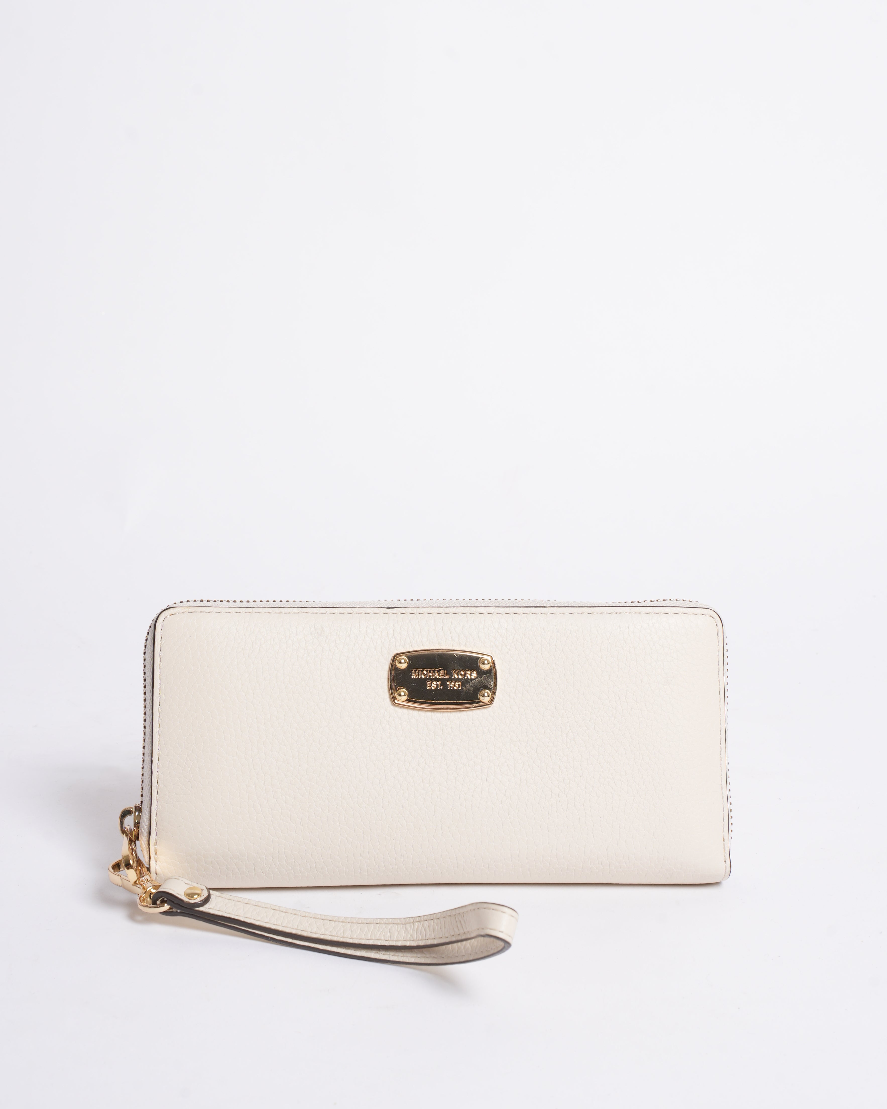 Michael Kors Pebbled Leather Continental Wristlet