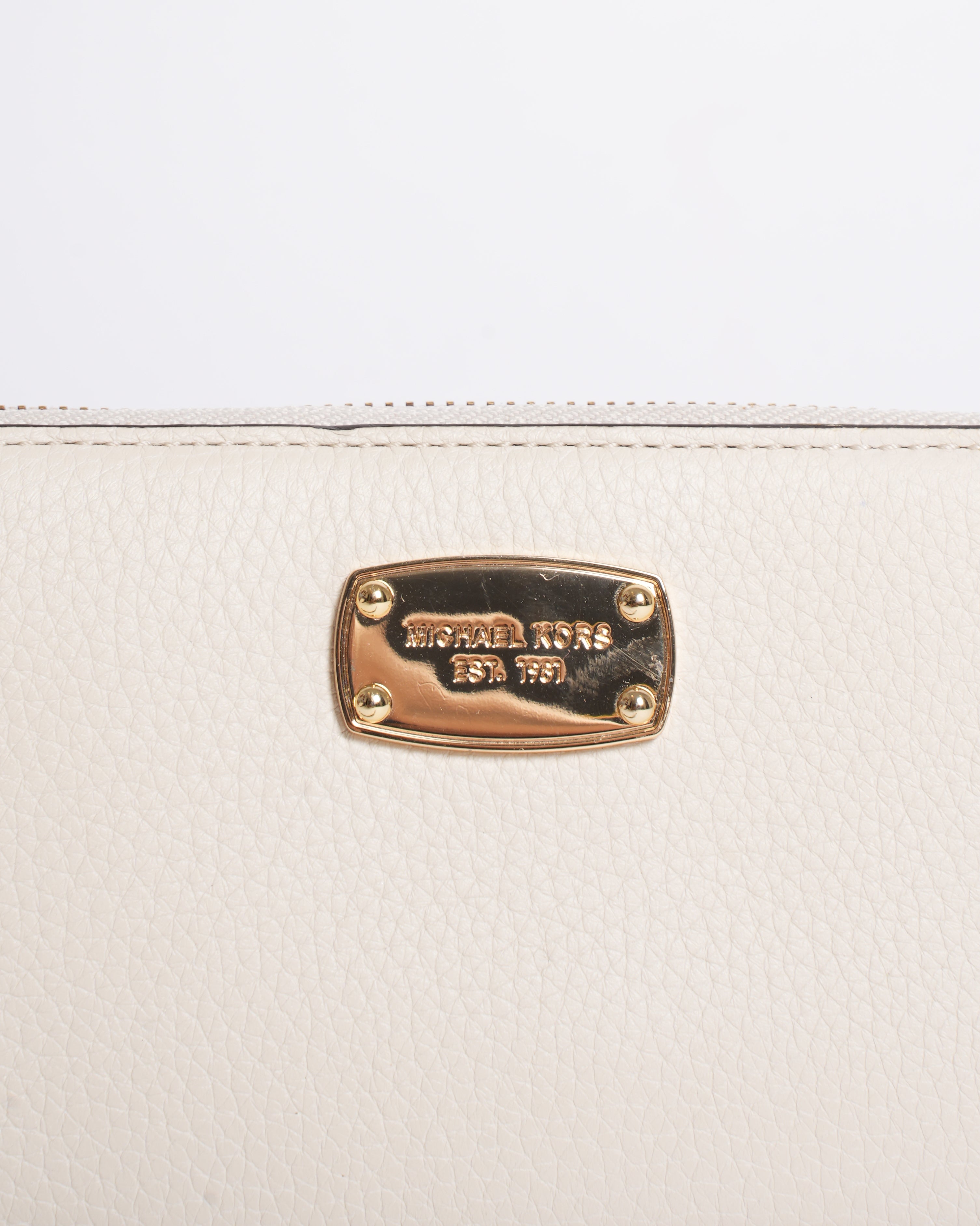 Michael Kors Pebbled Leather Continental Wristlet