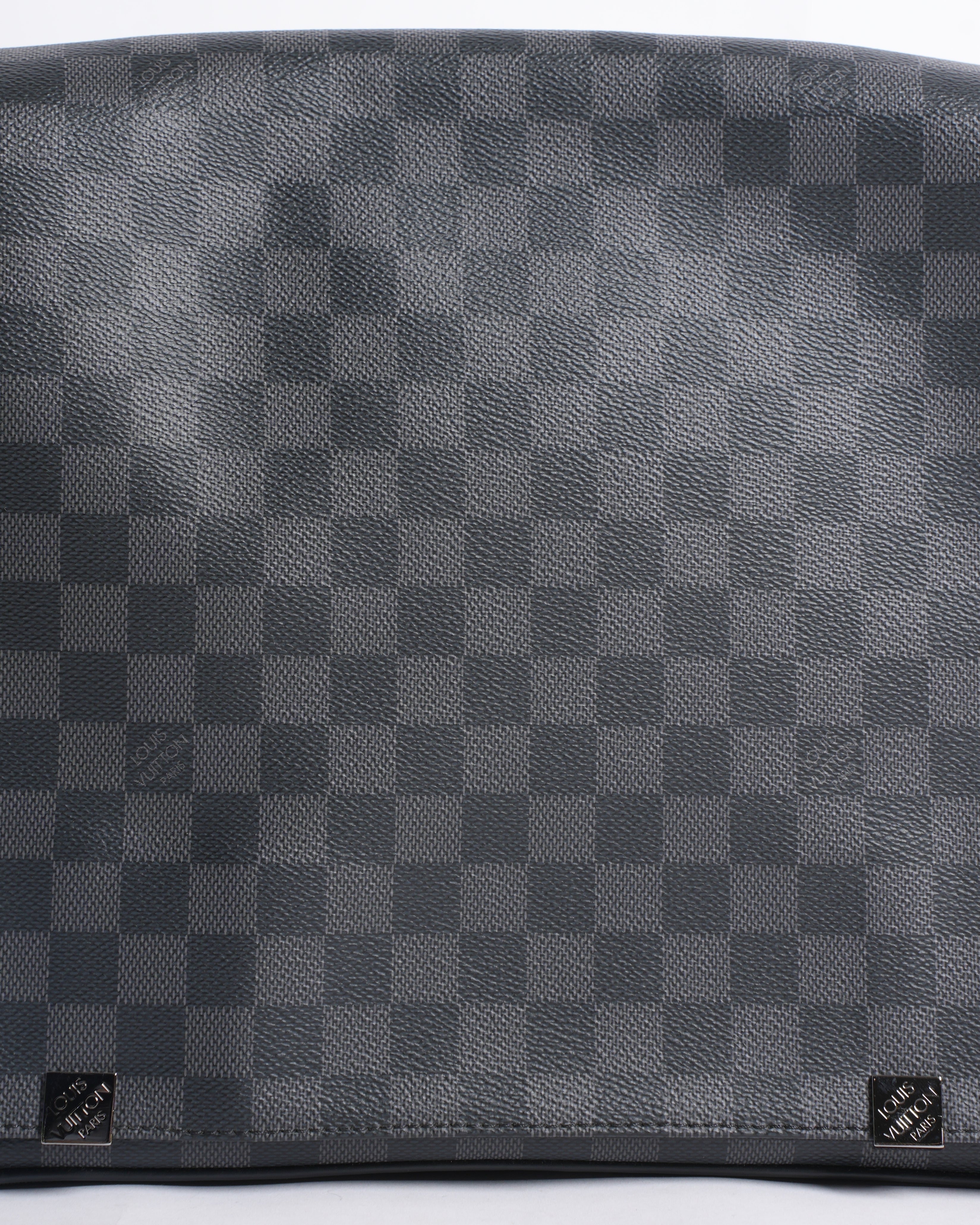 New Louis Vuitton District Leather Messenger Bag