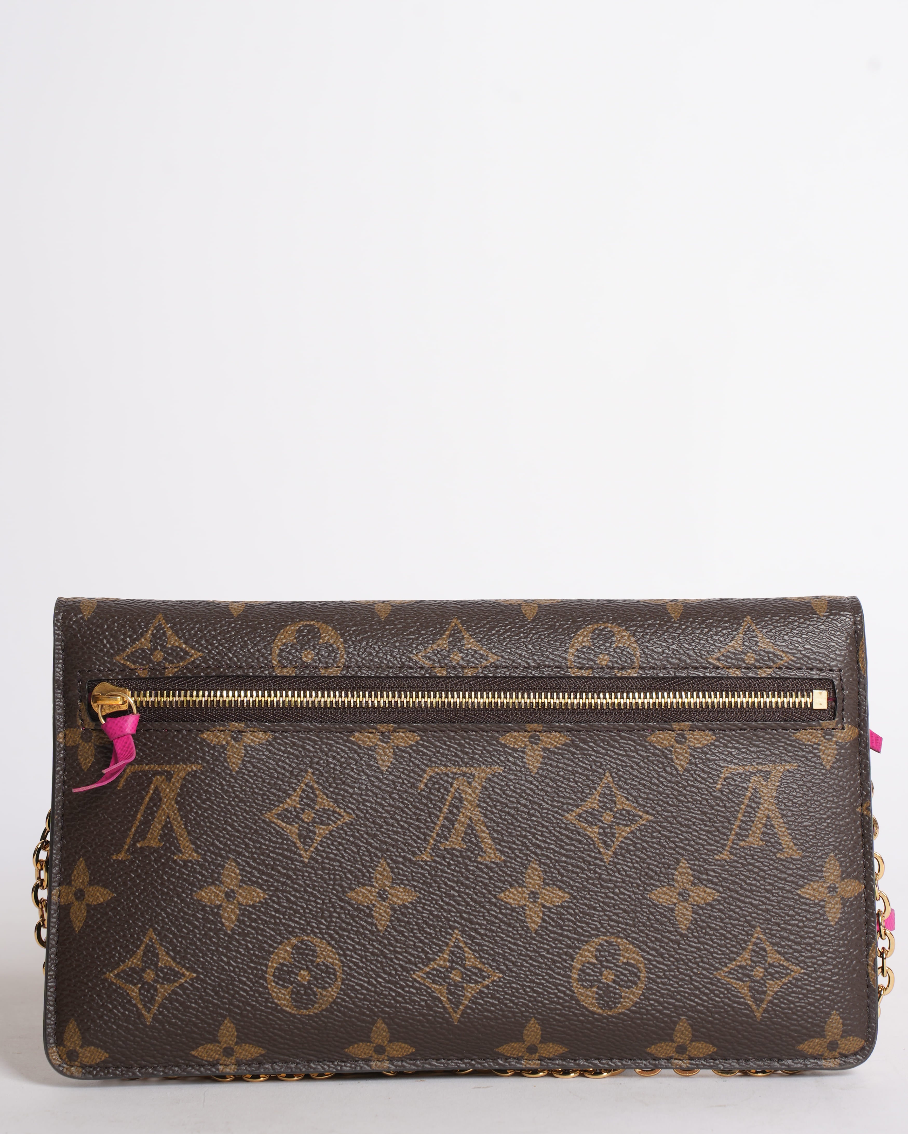 New LV Monogram Christmas Animated Wallet On Chain