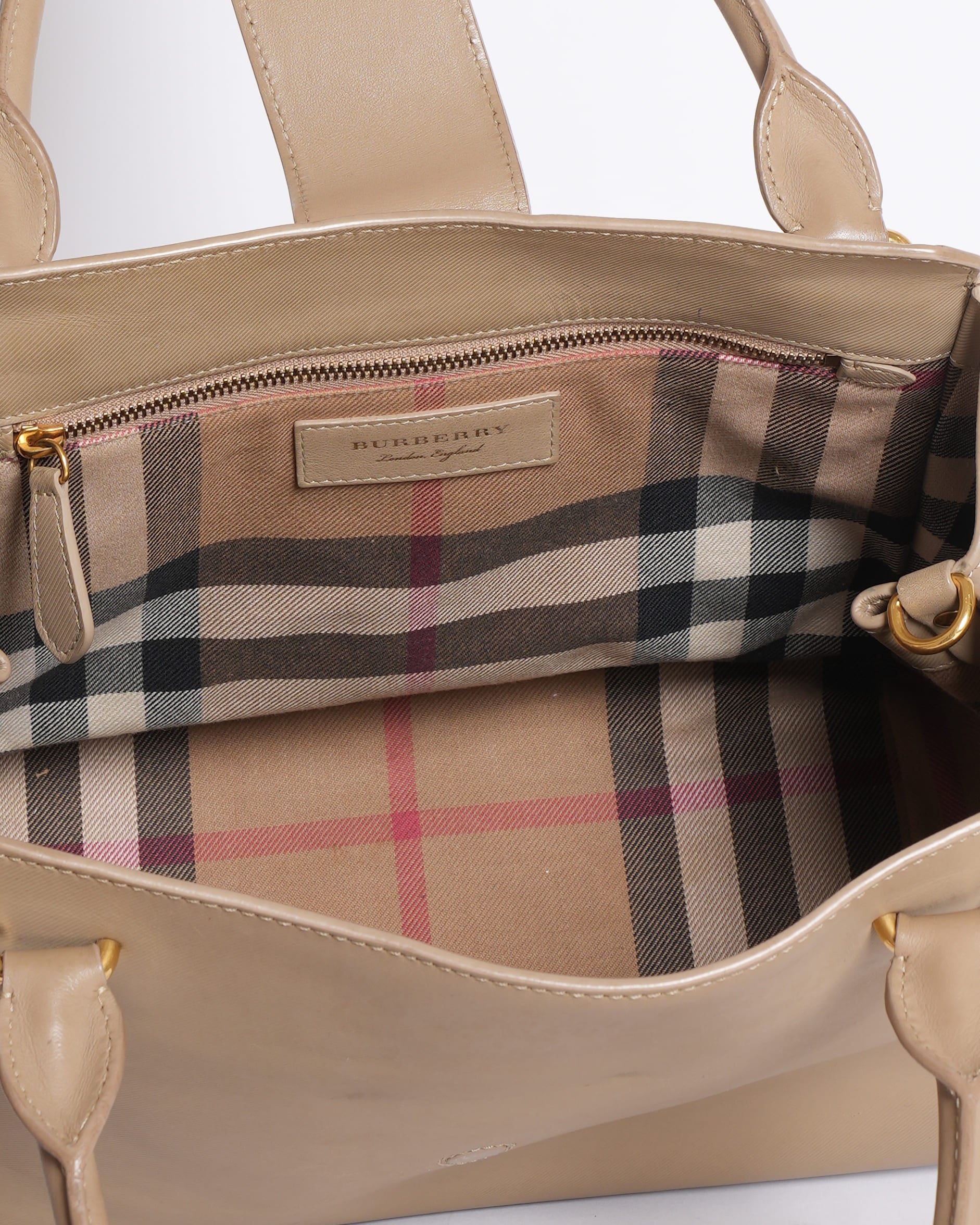 Burberry Nova Checkered Handbag