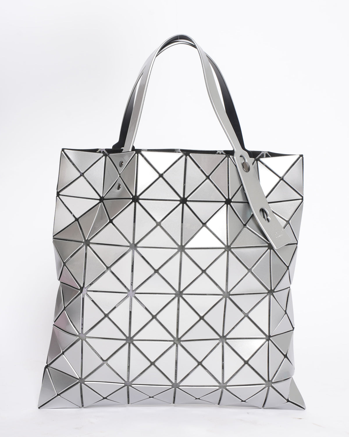 Bao Bao by Issey Miyake Prism Silver Tote