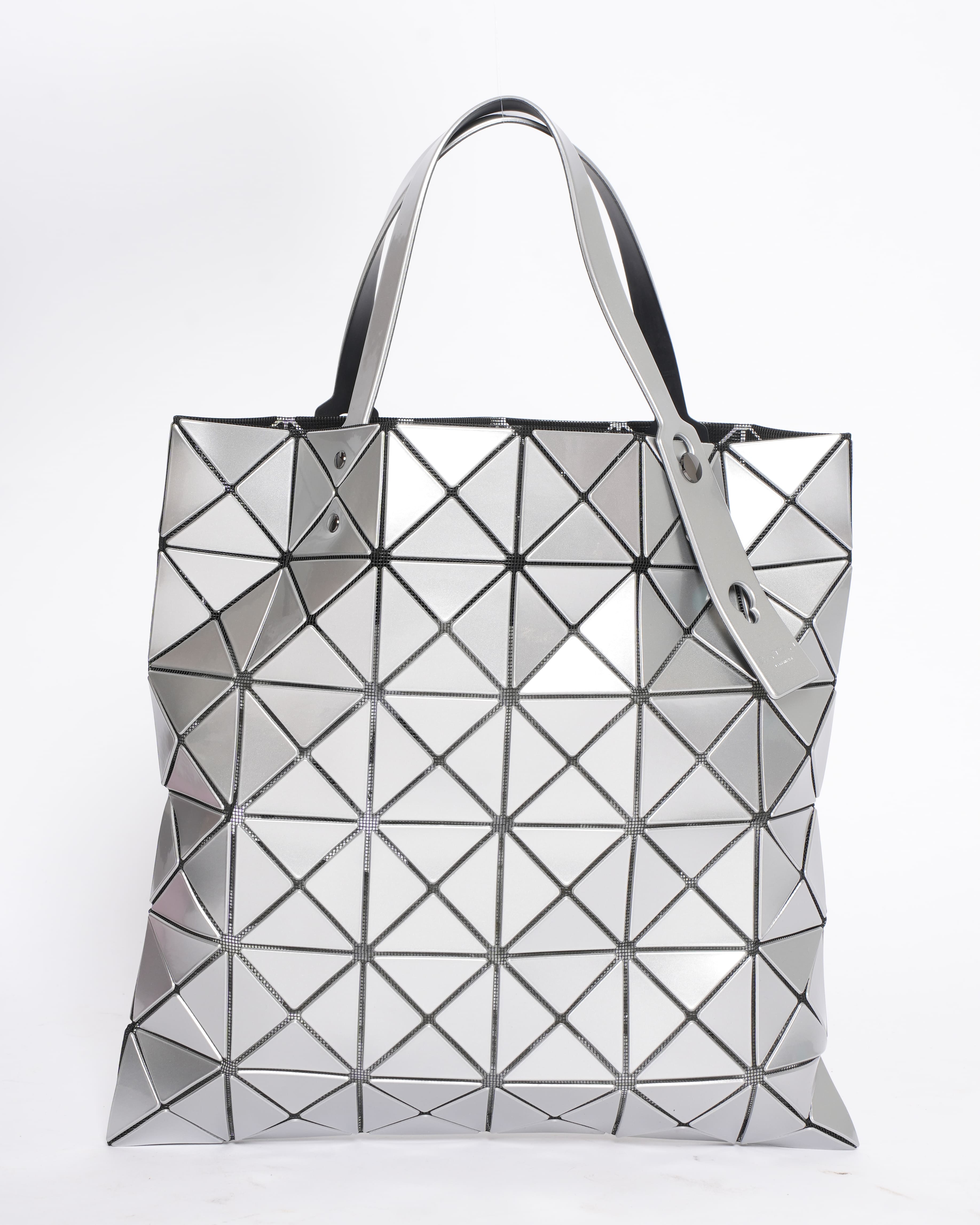 Bao Bao by Issey Miyake Prism Silver Tote