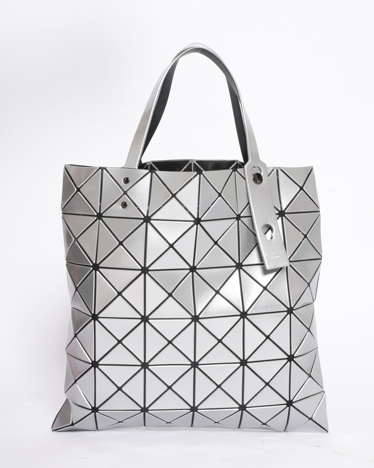 Bao Bao by Issey Miyake Prism Silver Tote
