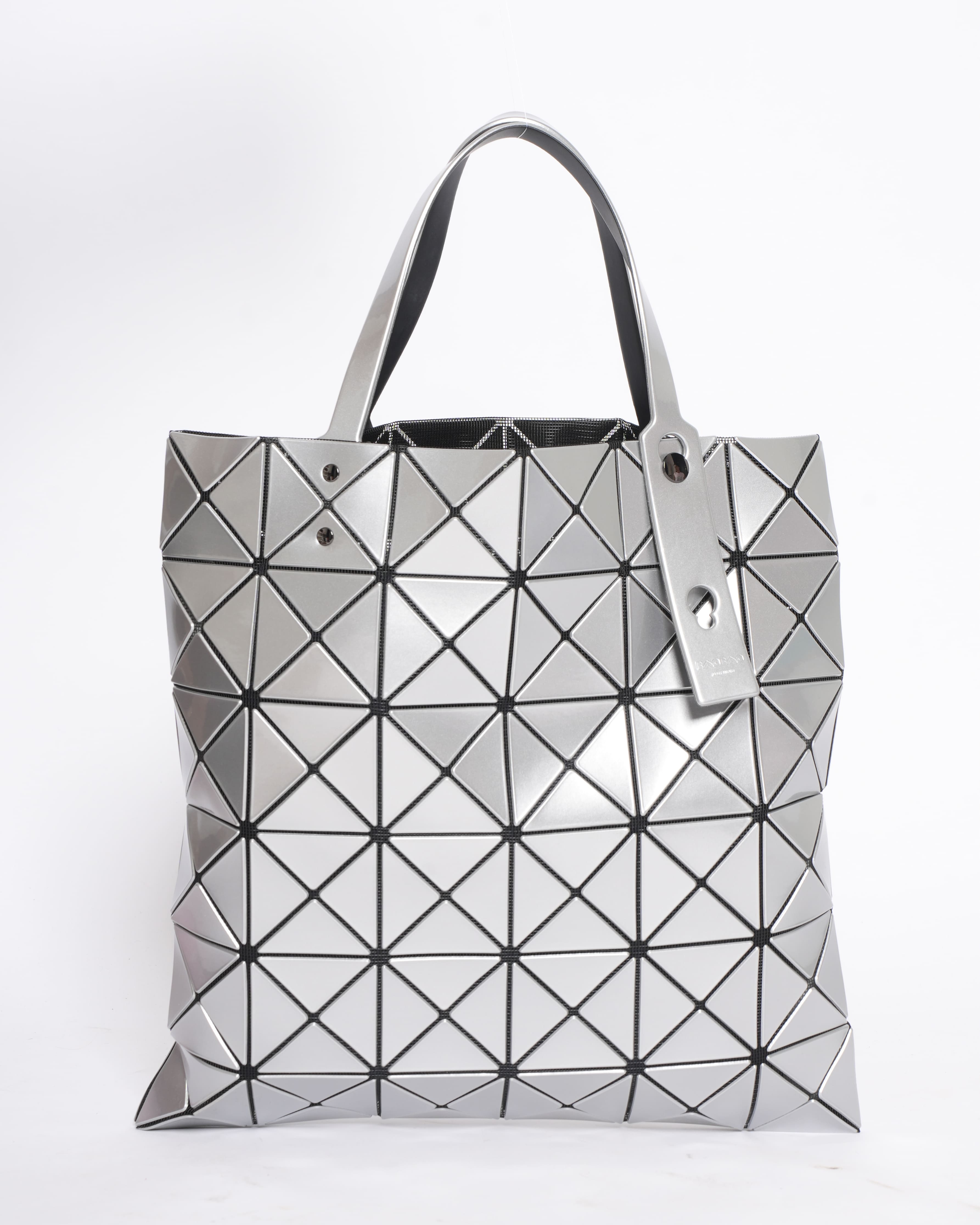 Bao Bao by Issey Miyake Prism Silver Tote