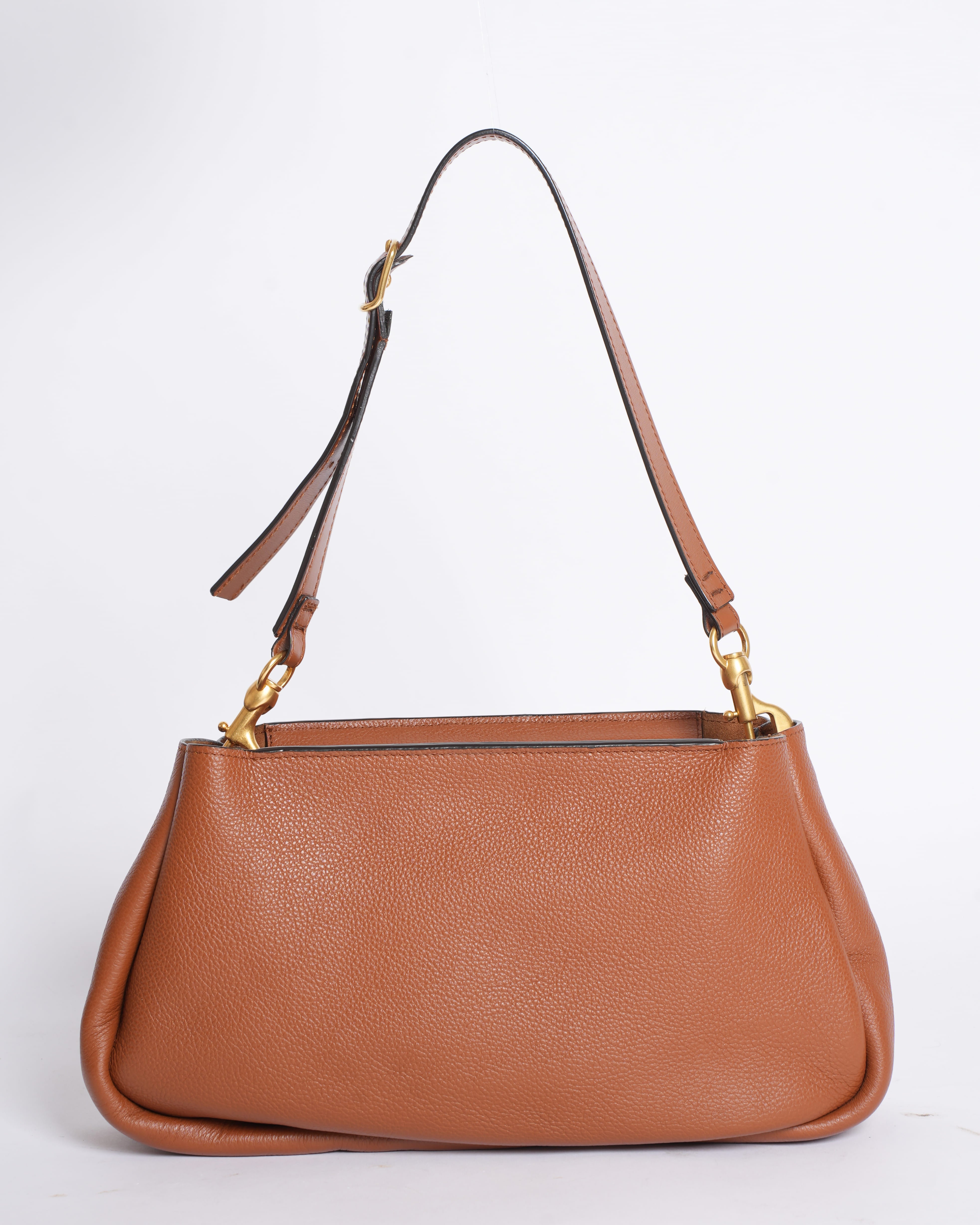 Chloé Marcie Leather Handbag in Brown