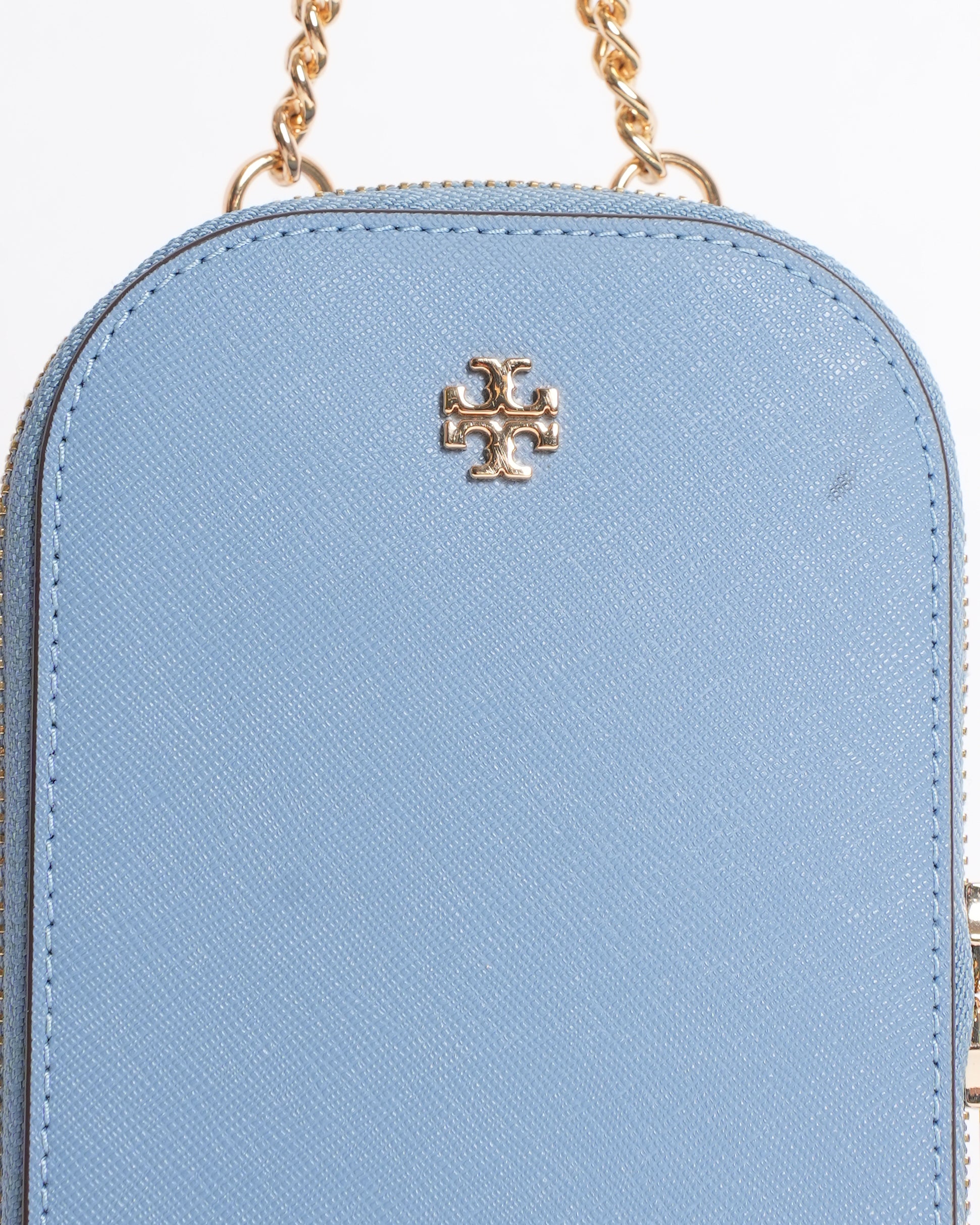 Tory Burch Emerson Phone Crossbody in leather