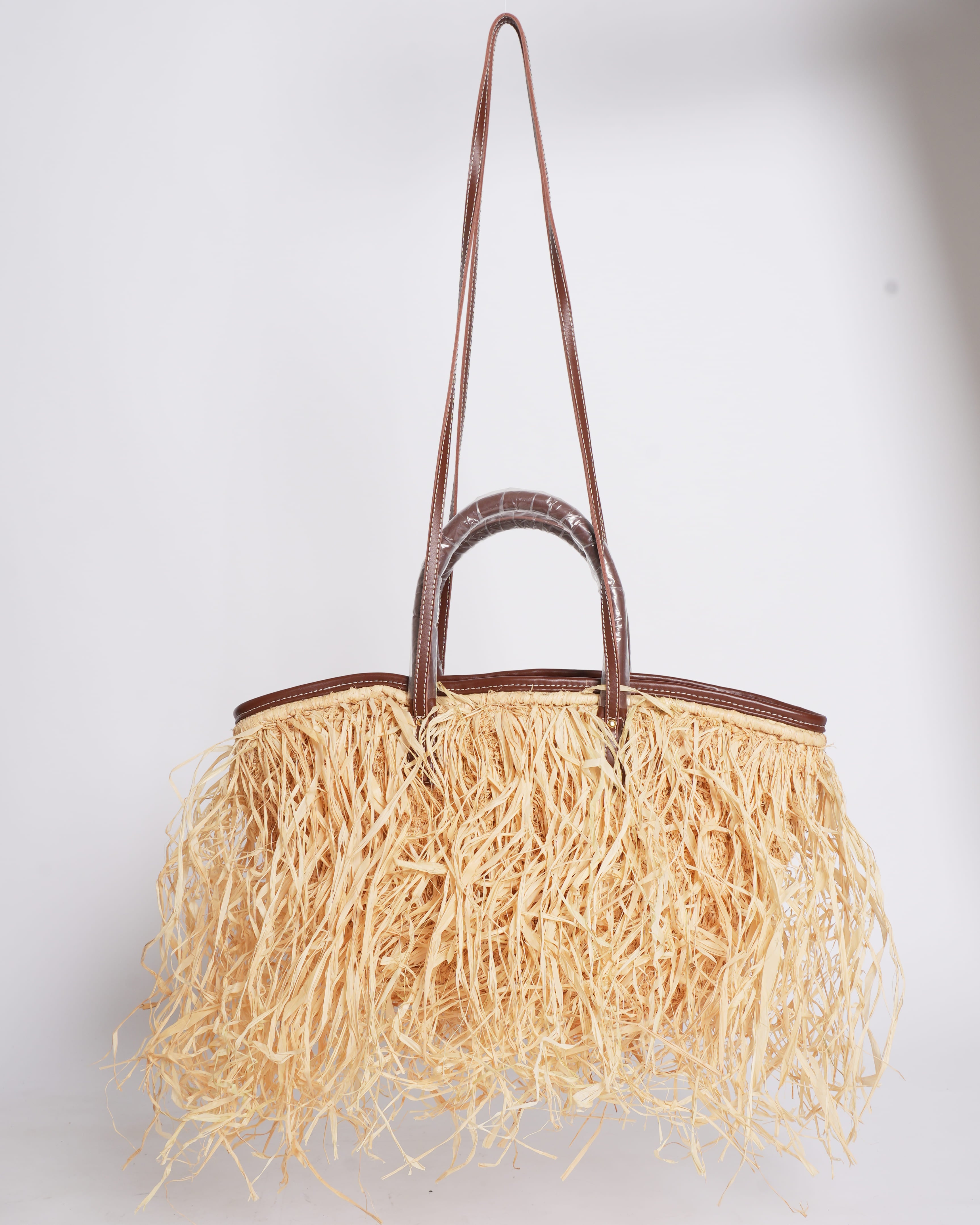 New Jacquemus Raffia Tote Bag