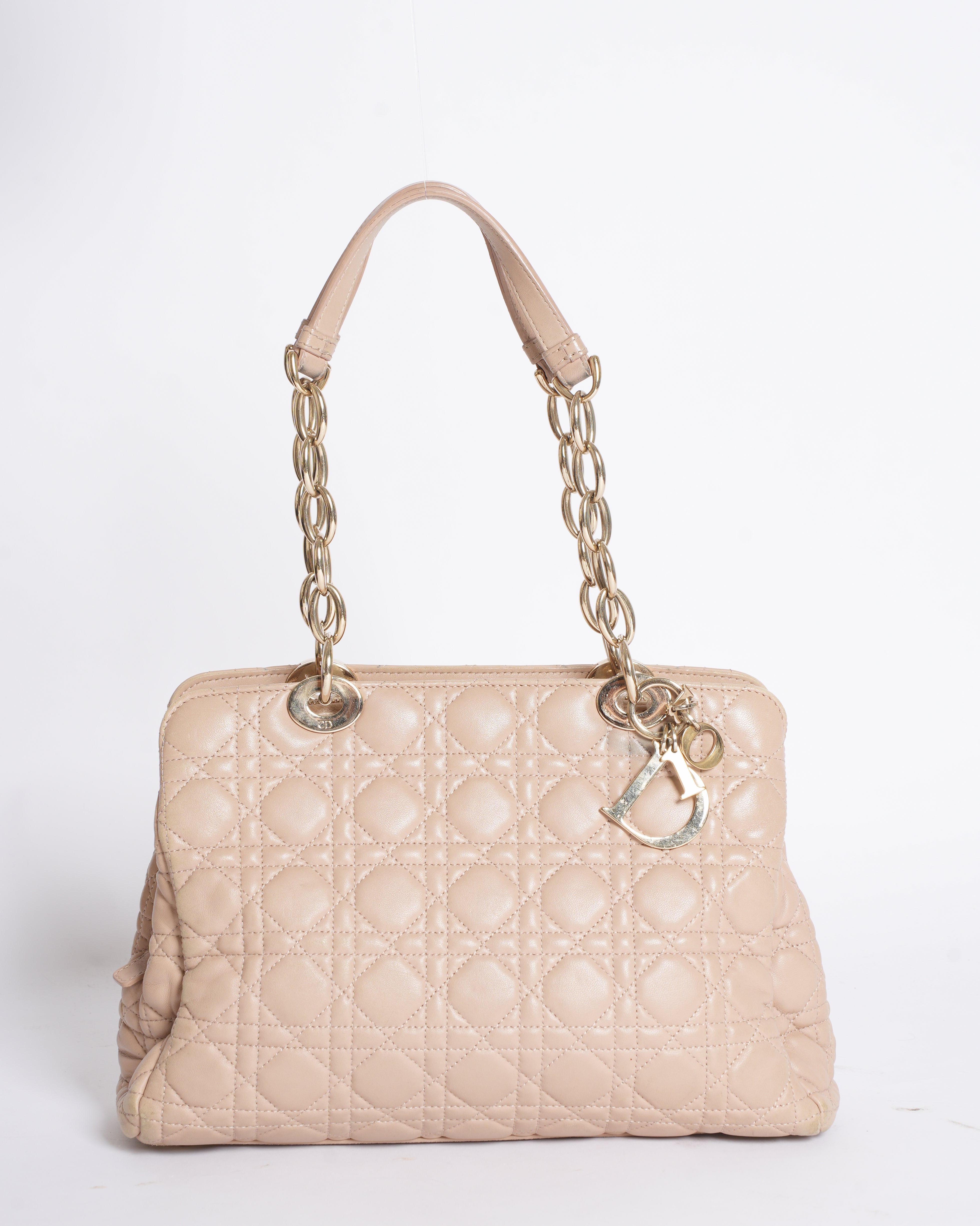 Christian Dior Small Cannage Soft Lady Dior Shopper Tote